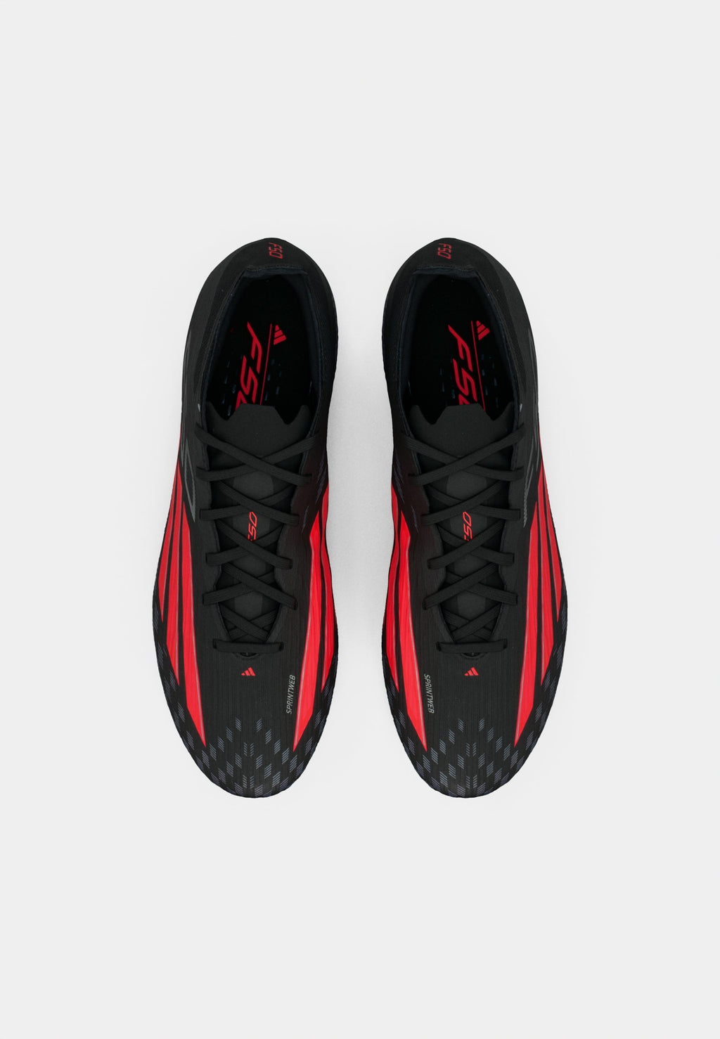 F50 PRO SERT ZEMİN FUTBOL KRAMPONLARI UNISEX - Sert zemin futbol kramponları - core siyah/aydınlık kırmızı