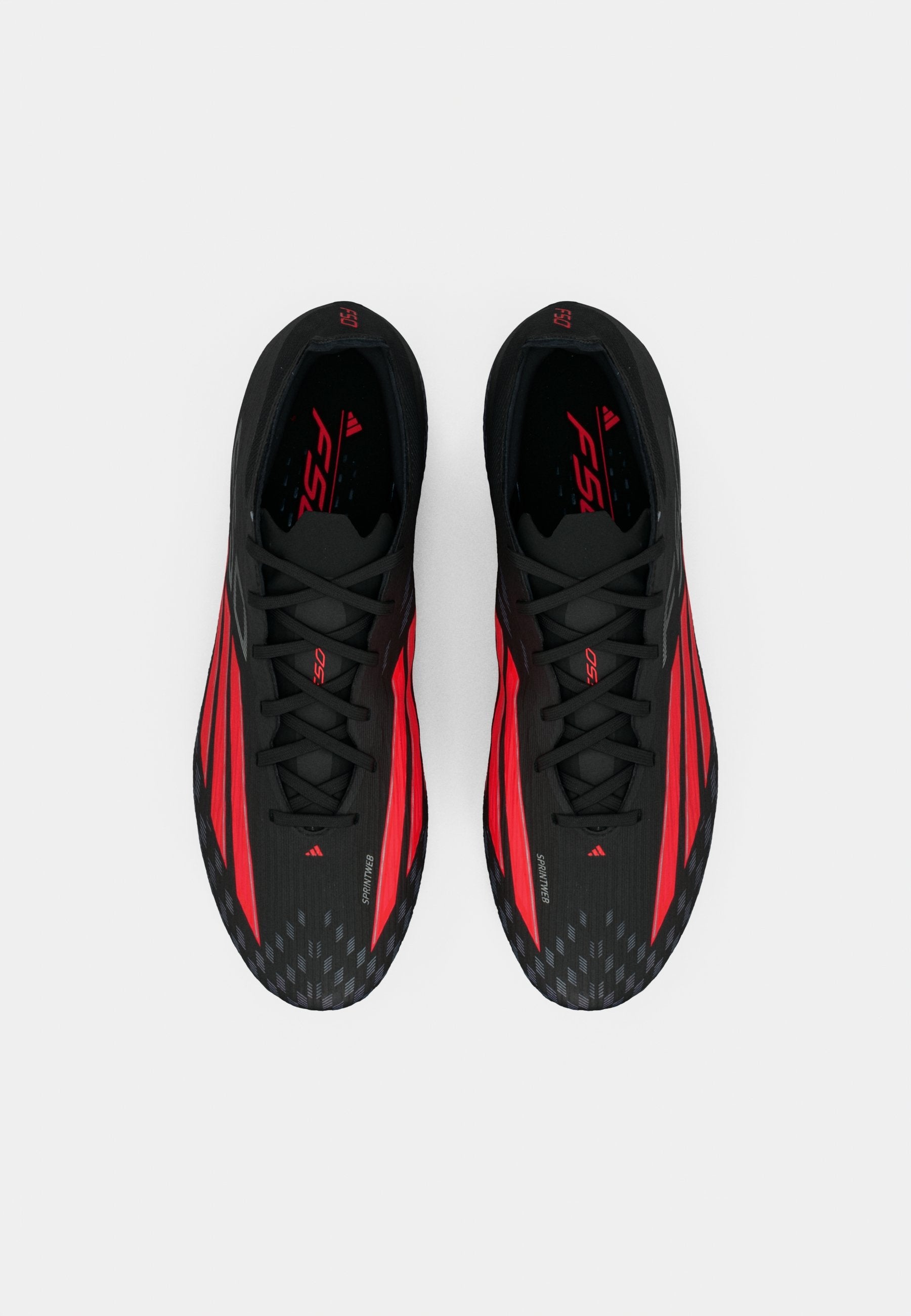 F50 PRO SERT ZEMİN FUTBOL KRAMPONLARI UNISEX - Sert zemin futbol kramponları - core siyah/aydınlık kırmızı