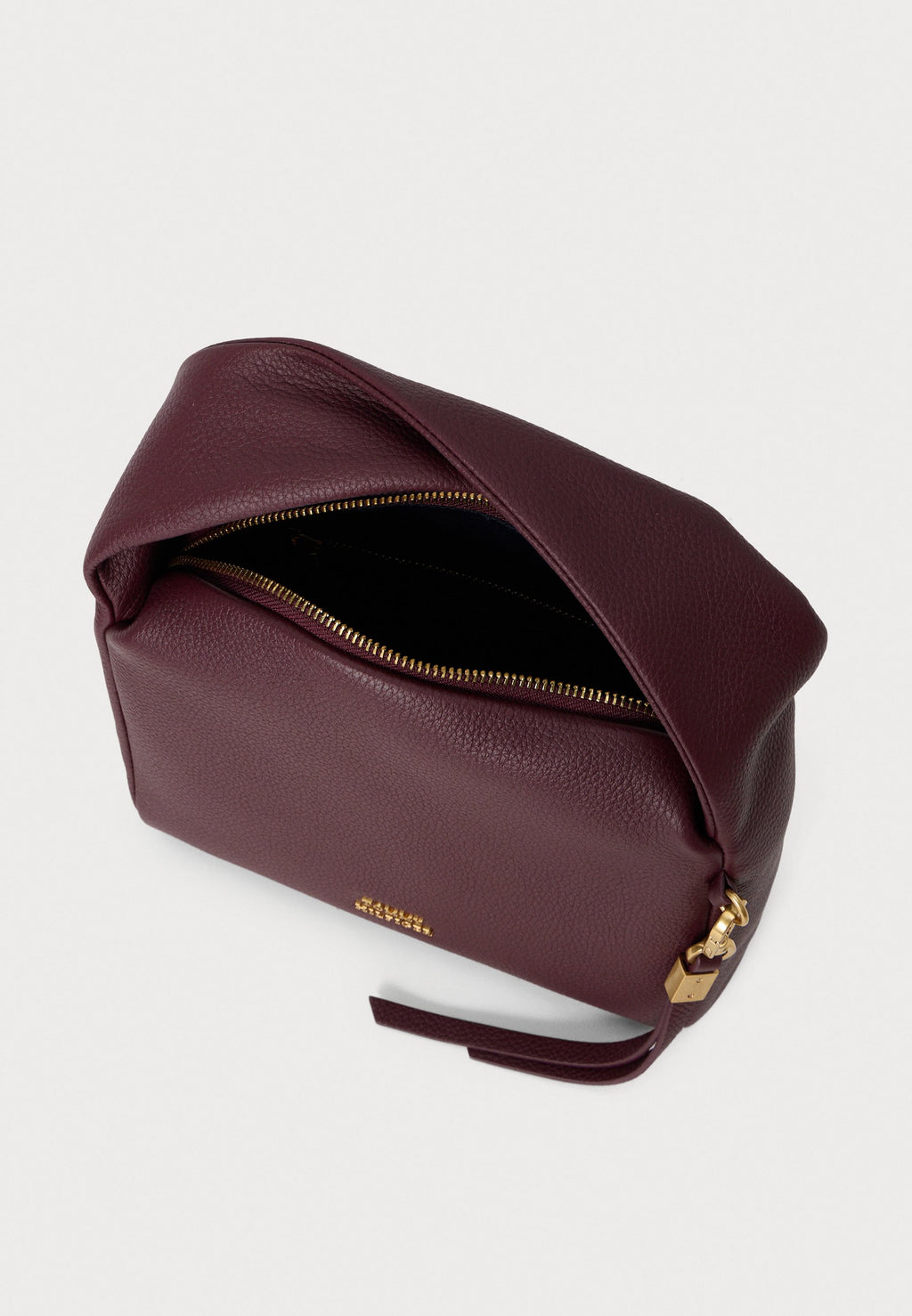 CITY LEATHER TWIST HANDLE BAG - Handbag - marzemino