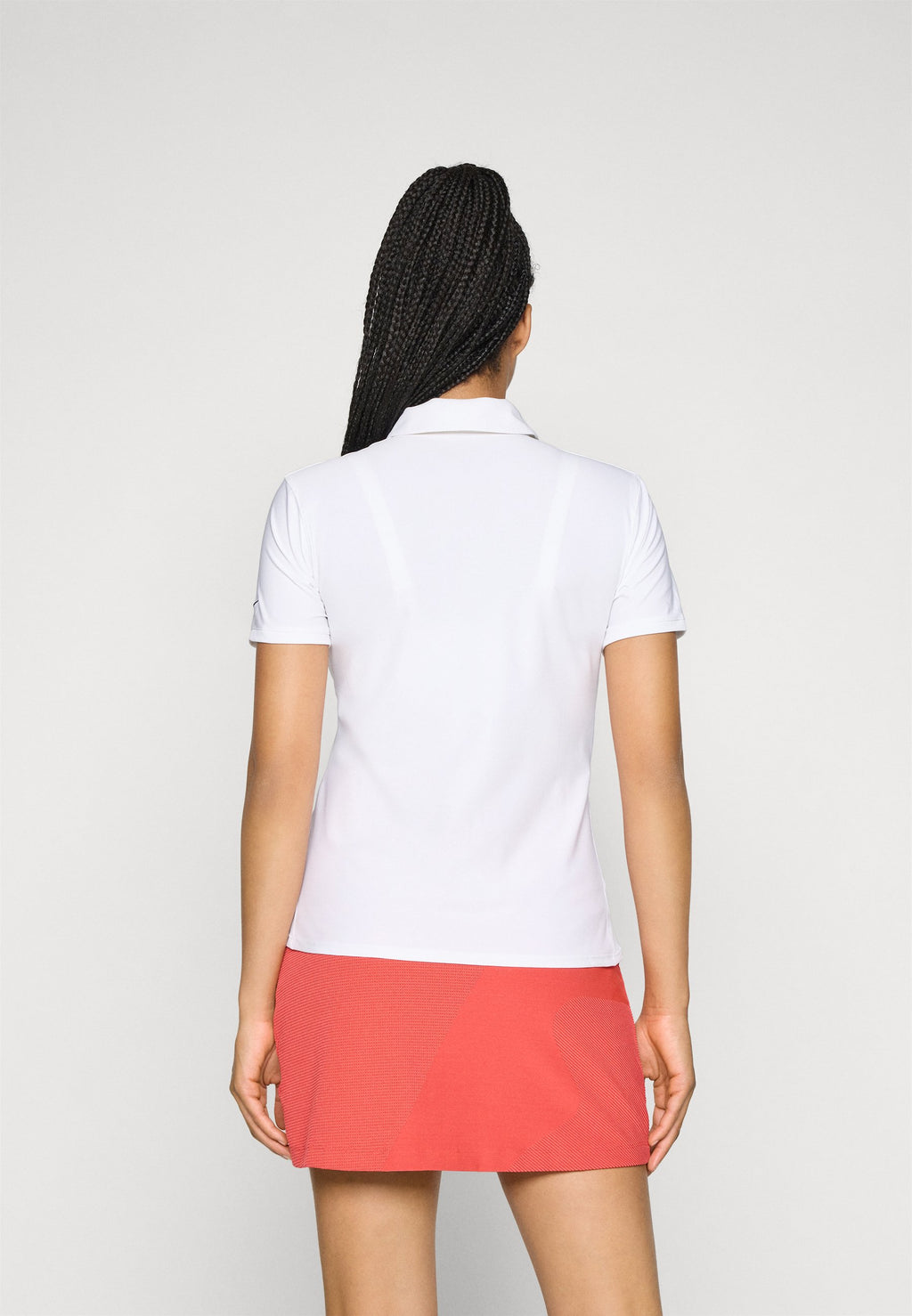 VICTORY POLO - Polo shirt - white/black