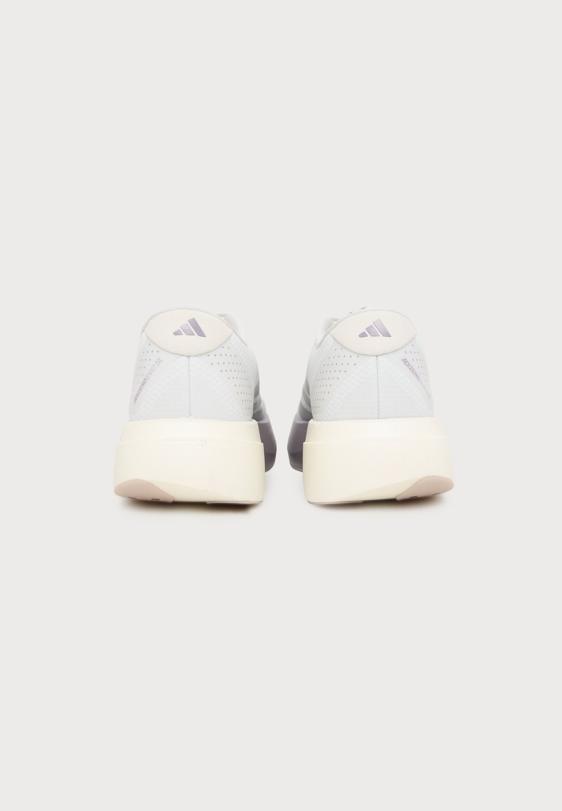 Walking shoes - crystal white/grey two/matt purple met