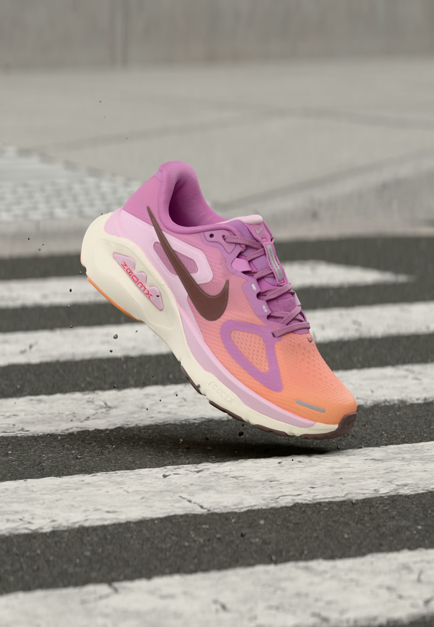 STRUCTURE PLUS - Road running shoes - light magenta/tattoo/orange pulse/pink foam/chalk/light crimson