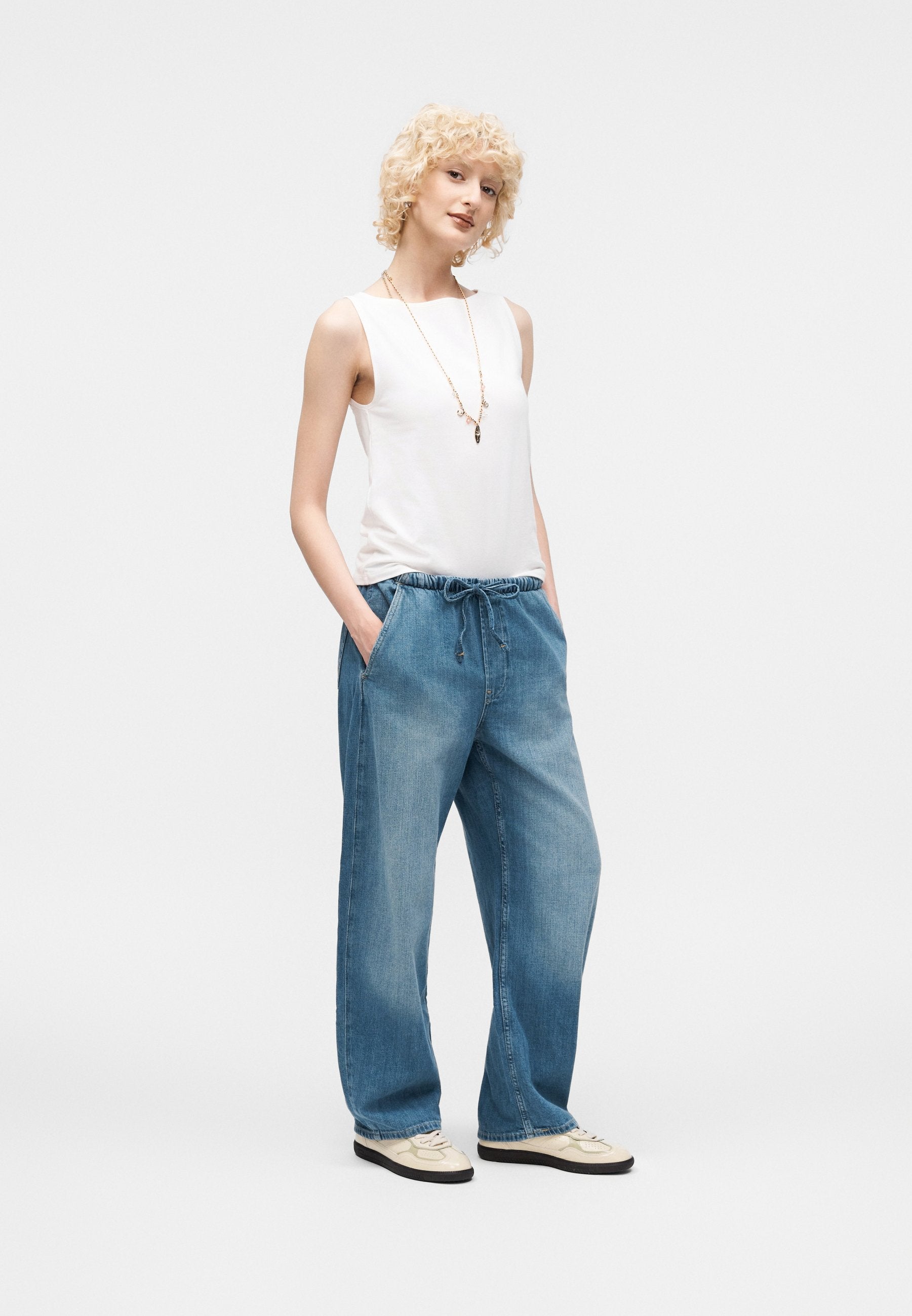 BOATNECK TANK - Top - white