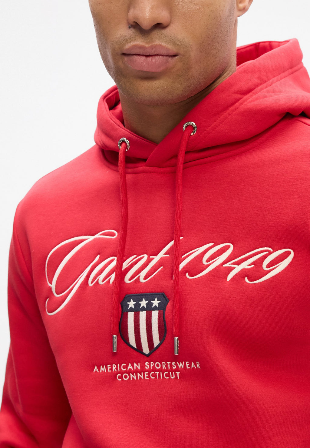 GRAPHIC HOODIE - Hoodie - ruby red