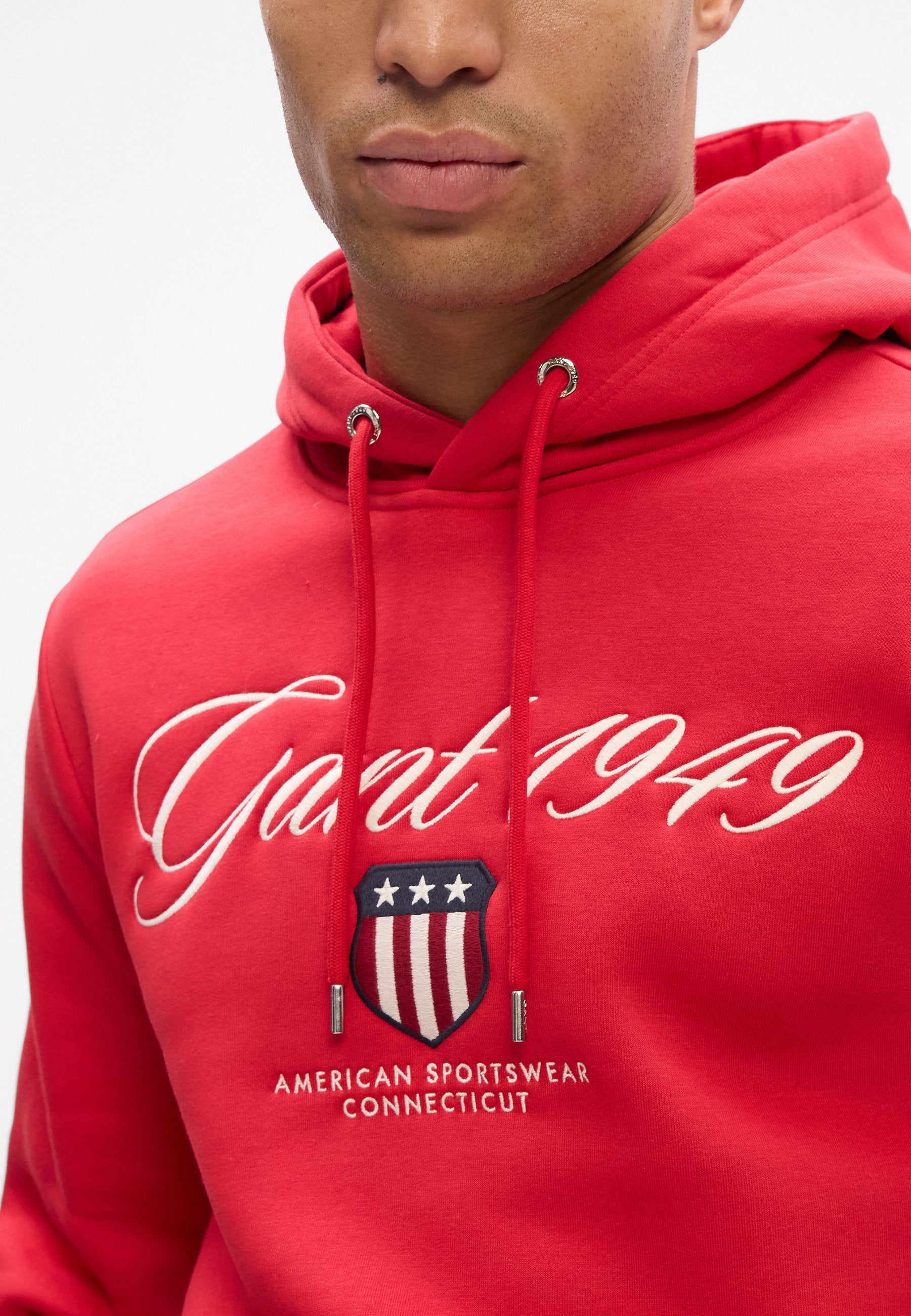 GRAPHIC HOODIE - Hoodie - ruby red
