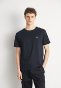 PRINTED ARCHIVE SHIELD - Basic T-shirt - black