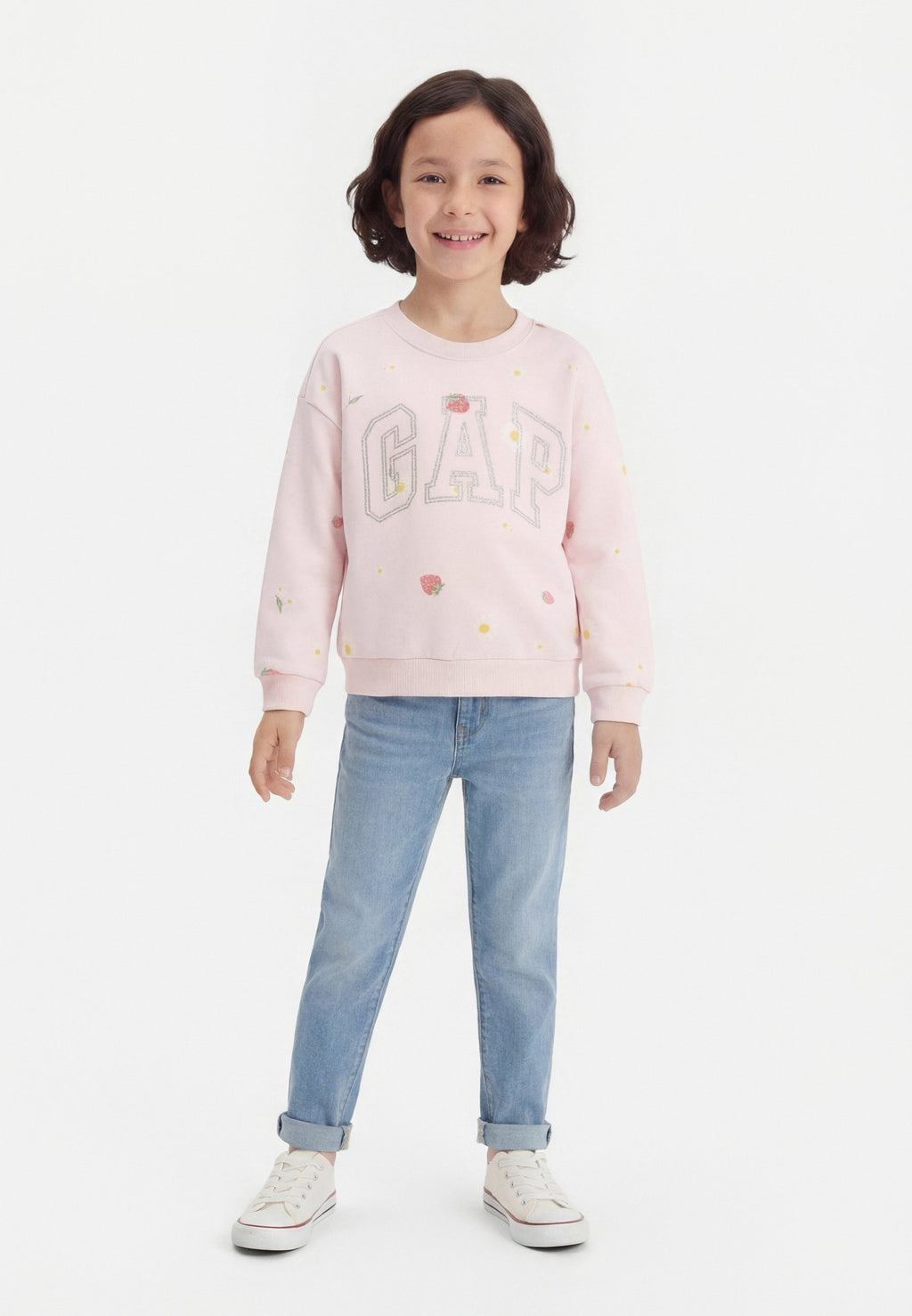 LOGO CREW  - Sweatshirt - cherry blossom