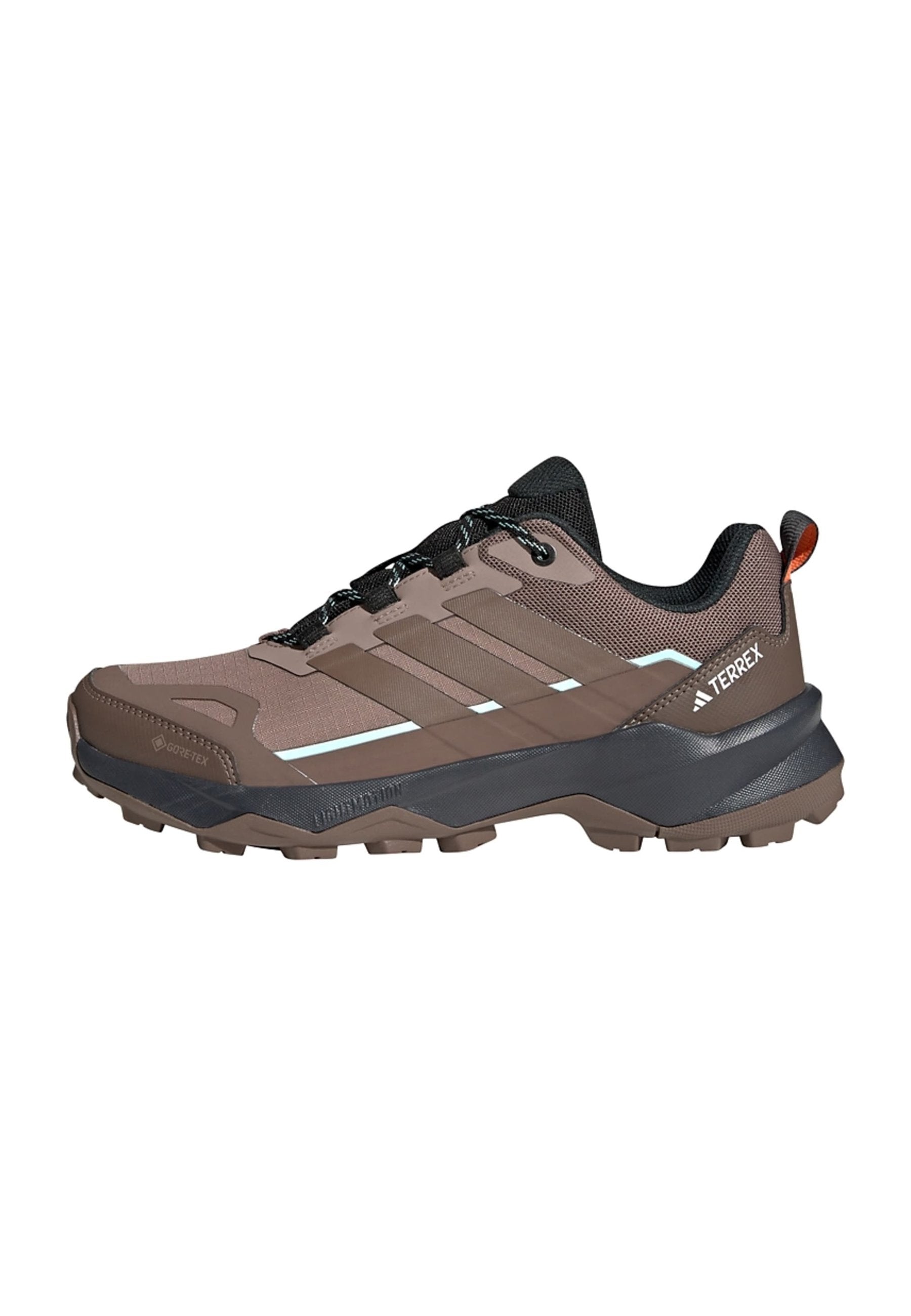 SKYCHASER AX5 GORE TEX - Hiking shoes - trace brown   earth strata   semi impact orange