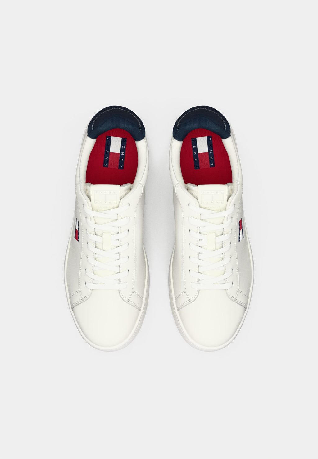 ARCHIVE COURT LEATHER EMBOSSED TRAINERS - Trainers - red/white/blue
