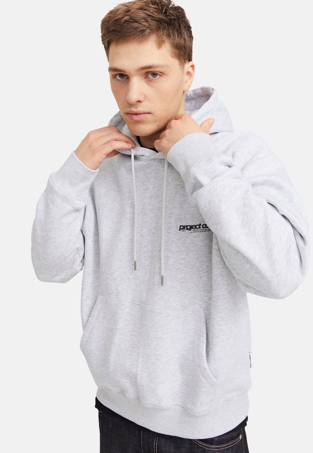 Backprintet - Hoodie - weiß