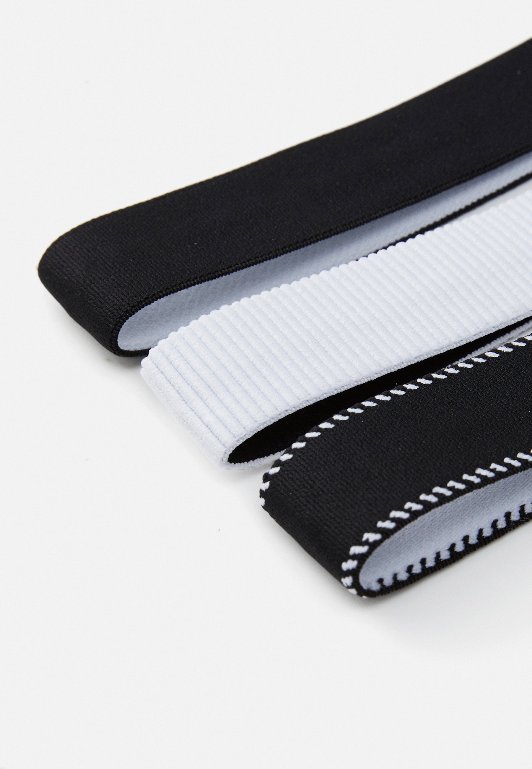 FLEX CLASSIC WIDE HEADBANDS 3 PACK - Other accessories - black/white