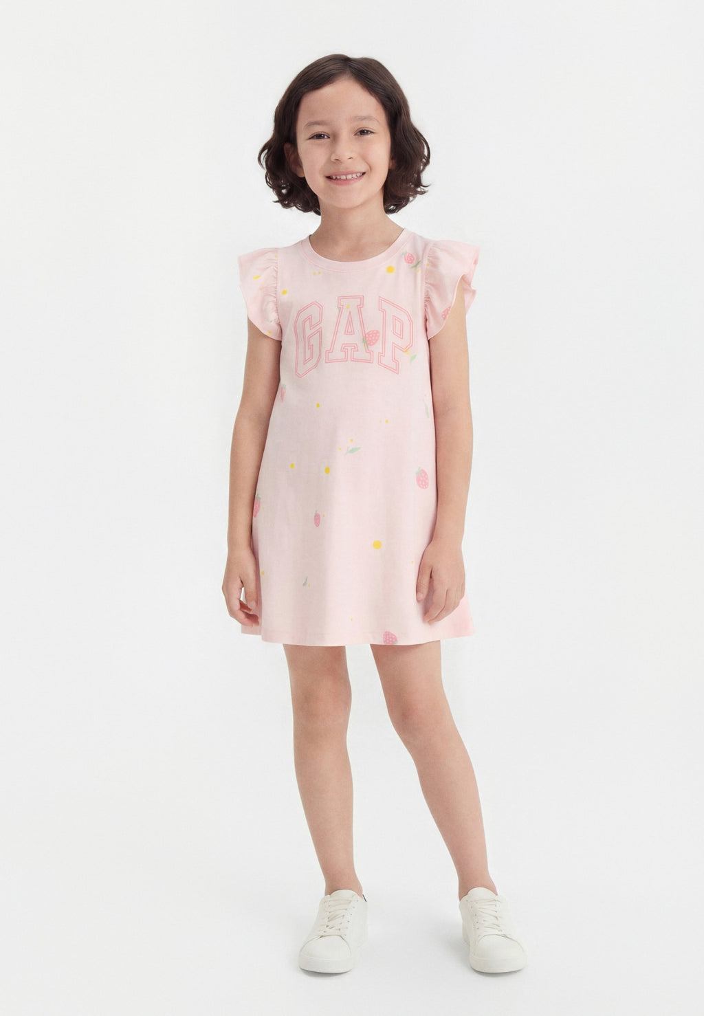 LOGO - Jersey dress - light pink