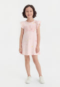 LOGO - Jersey dress - light pink