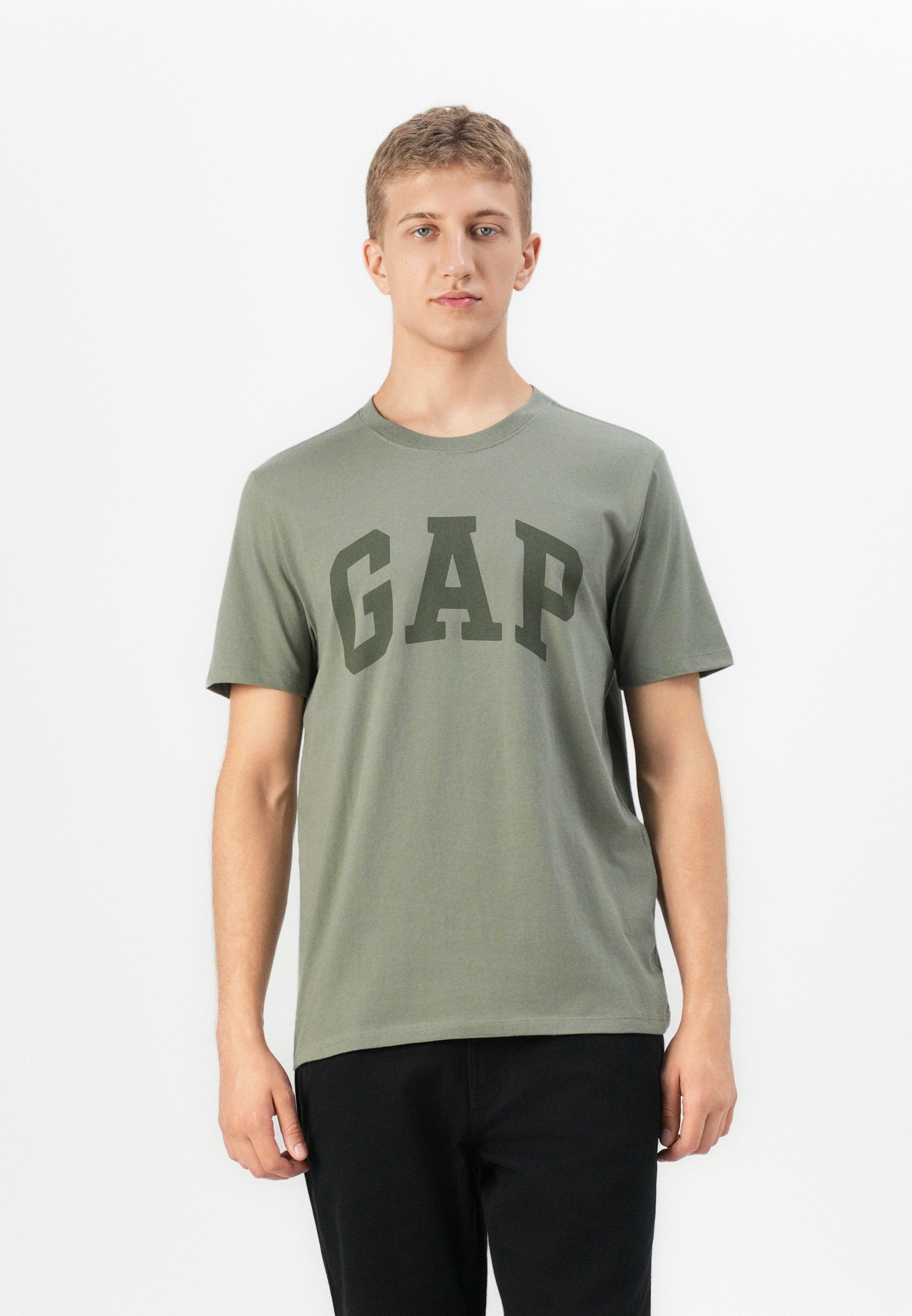 LOGO 2 PACK - Print T-shirt - mesculen green