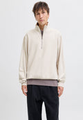 Half zip Plain Half zip - Sweatshirt - moonbeam