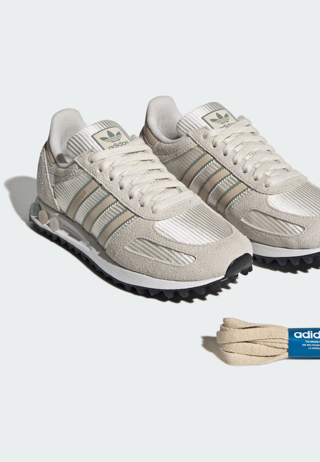 Trainers - off white   crystal linen  sage