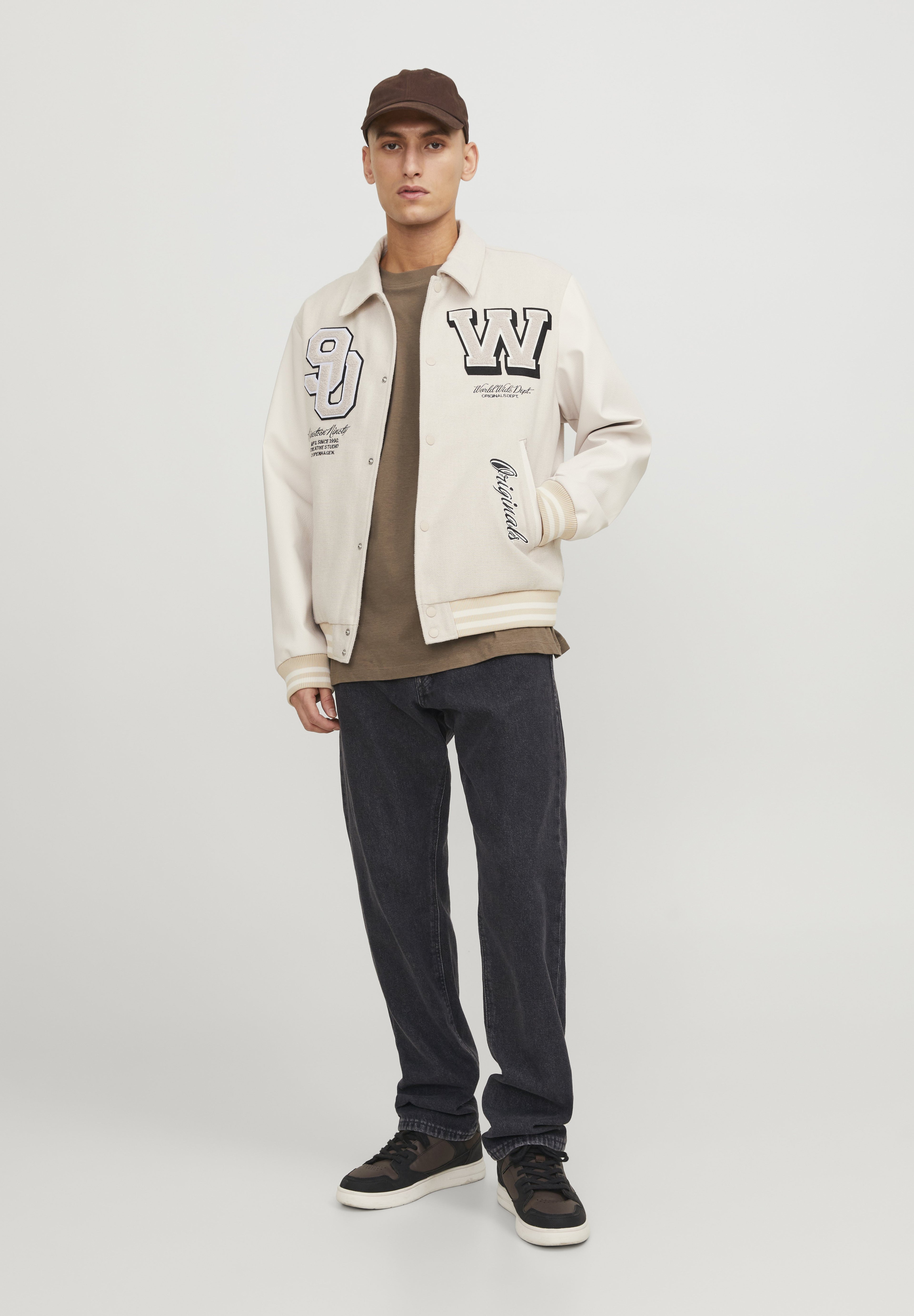 Relaxed Fit JJICHRIS JJORIGINAL SQ 737 NOOS - Jean coupe décontractée - denim noir