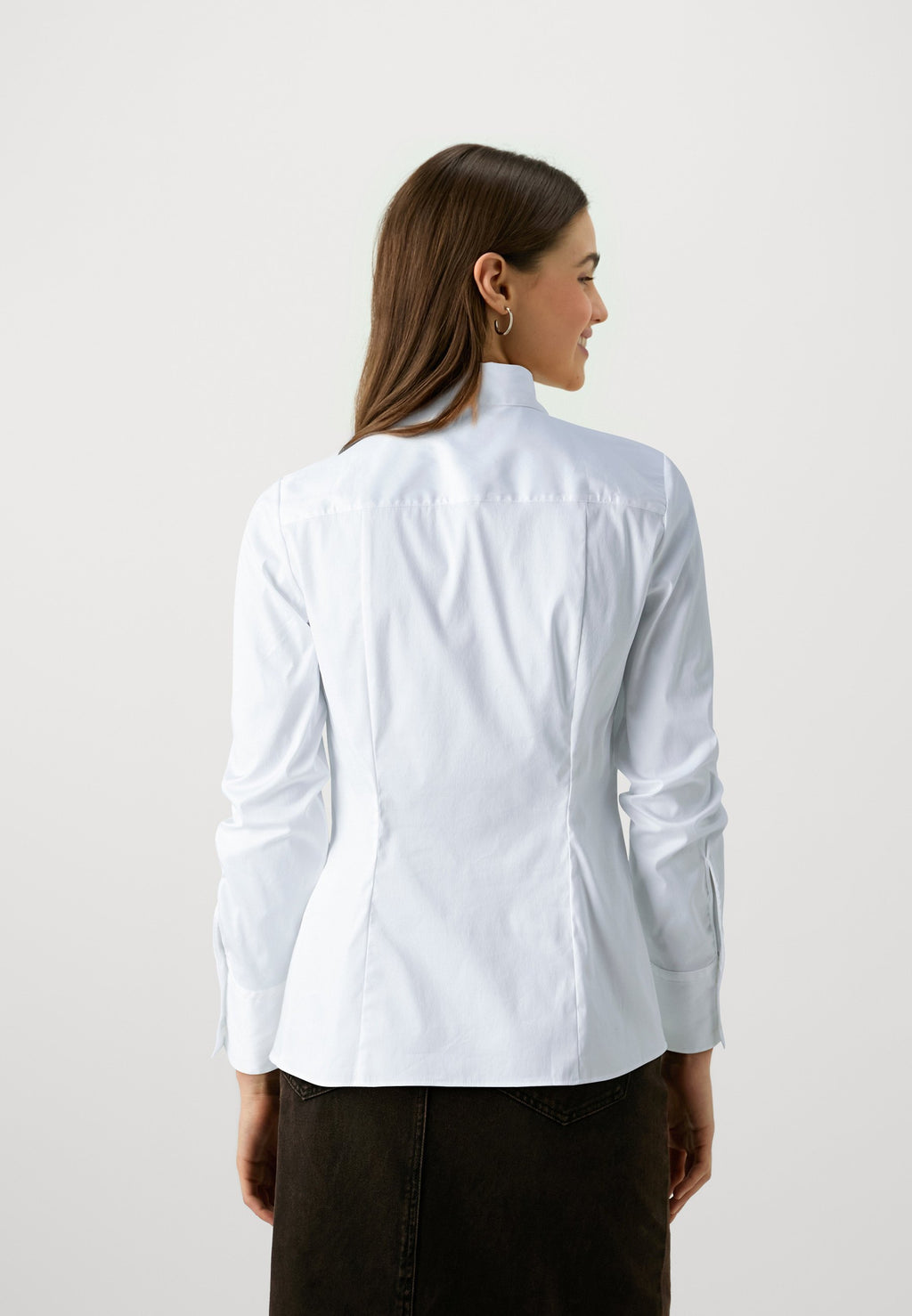 THE FITTED  - Button-down blouse - white