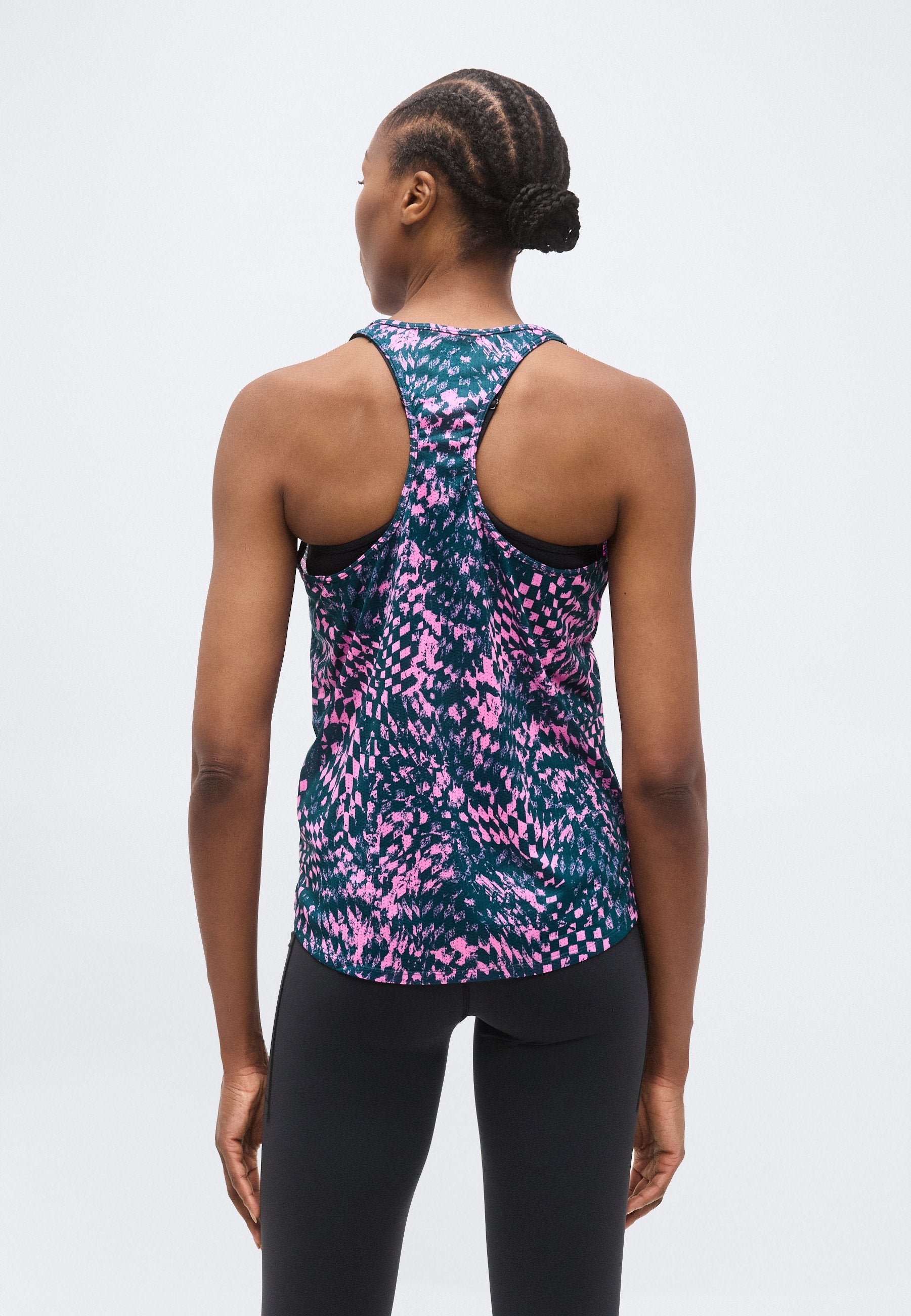 LONDON EDITION ATHLETICS PRINTED TANK - Top - pink heat