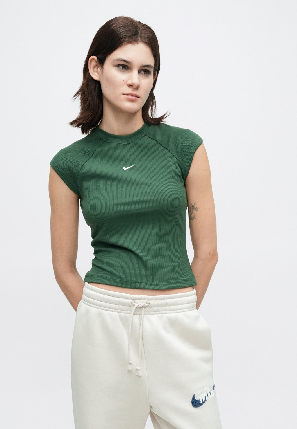 CHILL - T-shirt basique - sapin/voile