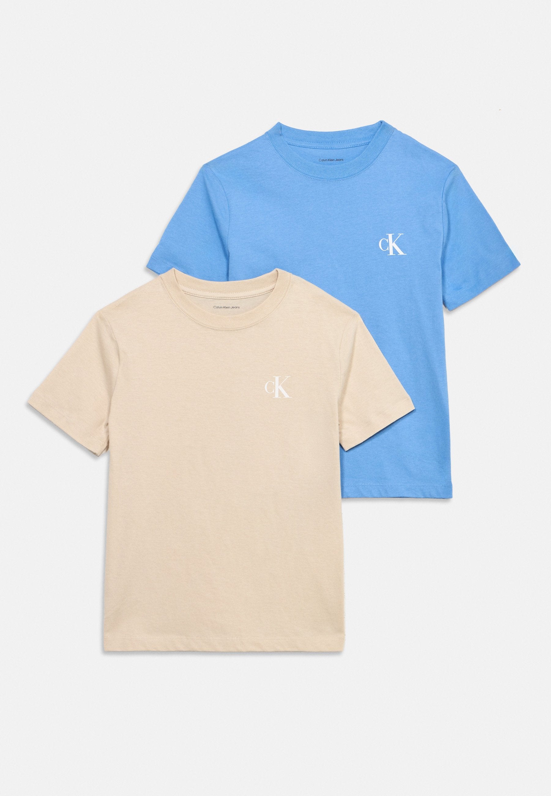MONOGRAM UNISEX 2 PACK - Basic T-shirt - oatmeal