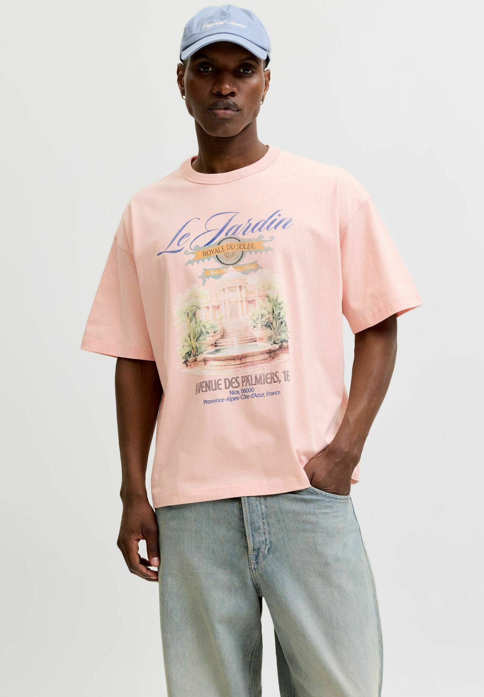T- - Print T-shirt - peach melba