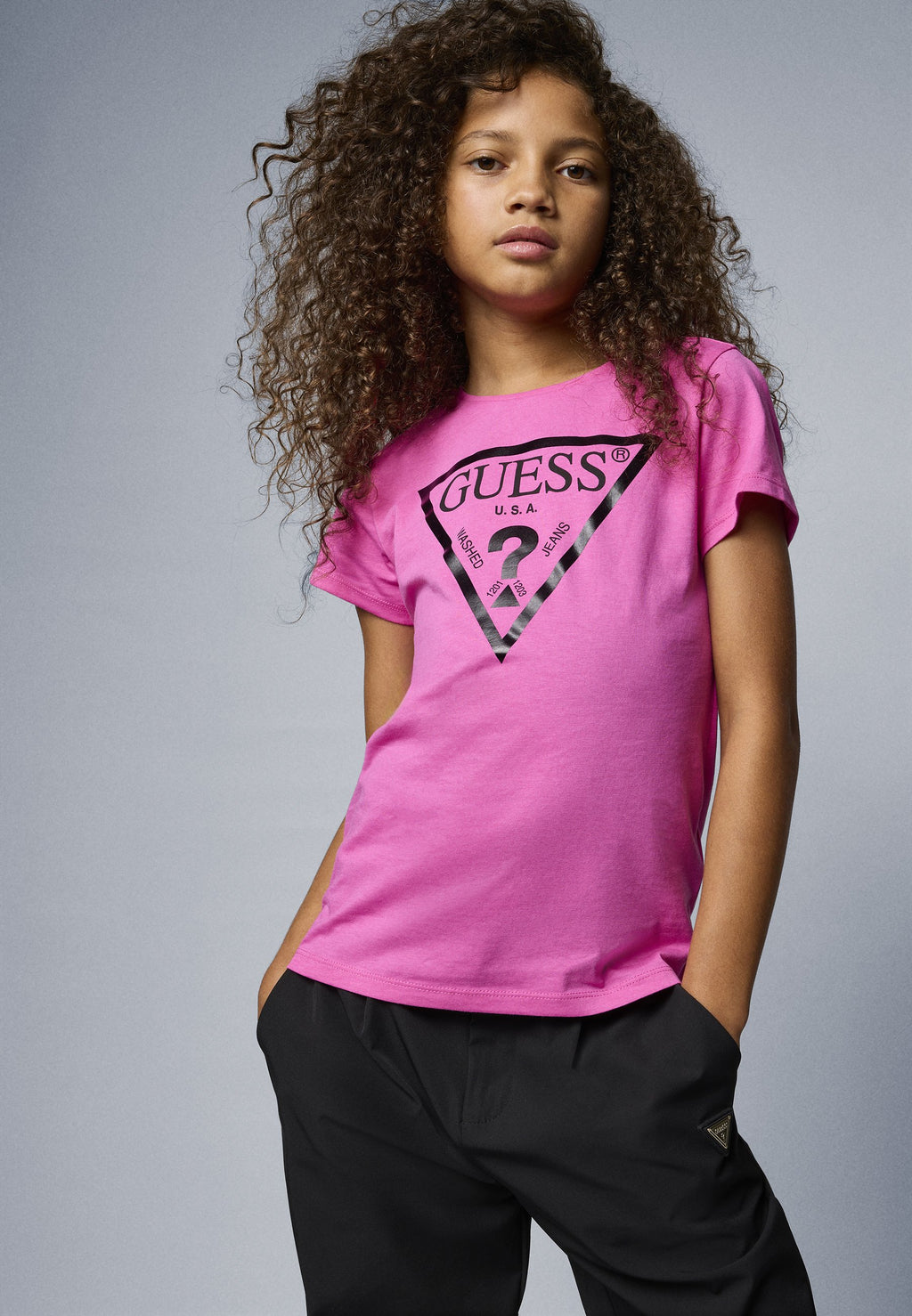 CORE JUNIOR - Print T-shirt - pink trip