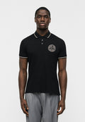EMBLEM EMBRO - Polo shirt - black