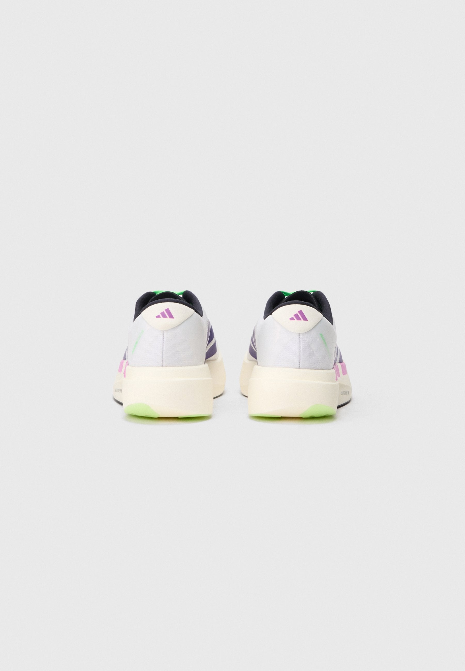 ADIZERO EVO SL M - Trainers - white/collegiate purple/lime burst