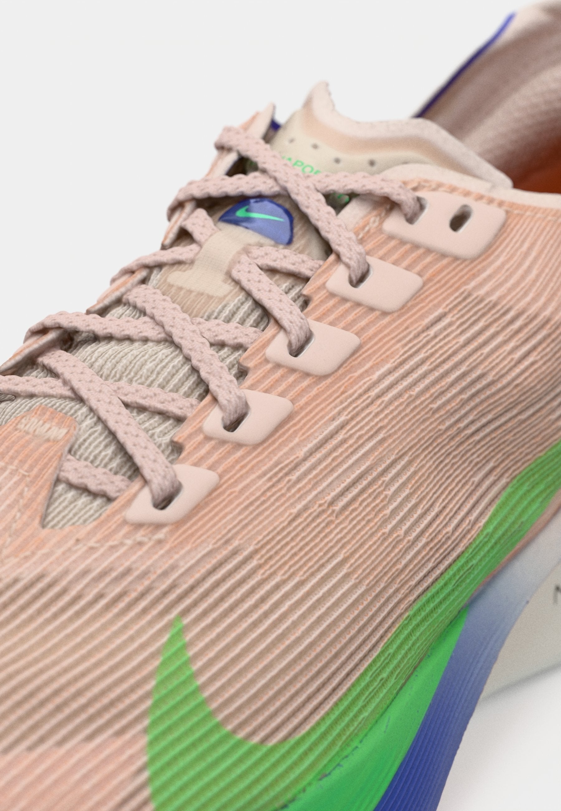 VAPORFLY 4 EK - Chaussures de running sur route - silt red/green shock/fire pink/bright ceramic/persian violet/spruce aura