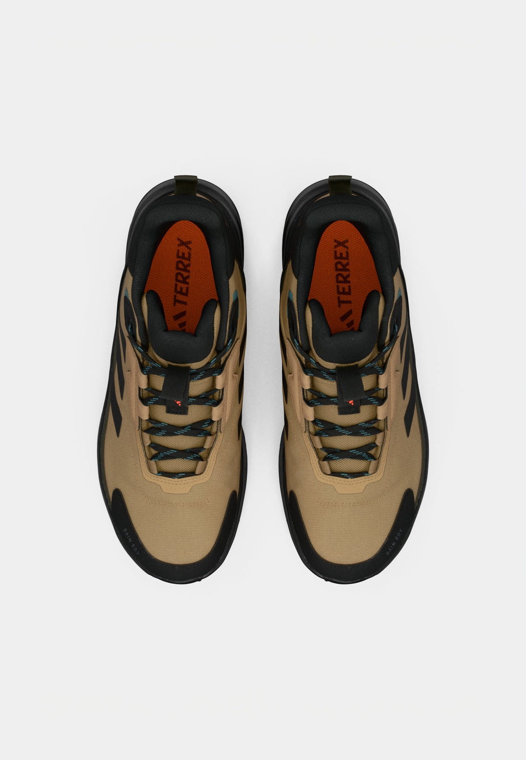 ANYLANDER MID - Hiking shoes - cardboard/core black/shadow olive