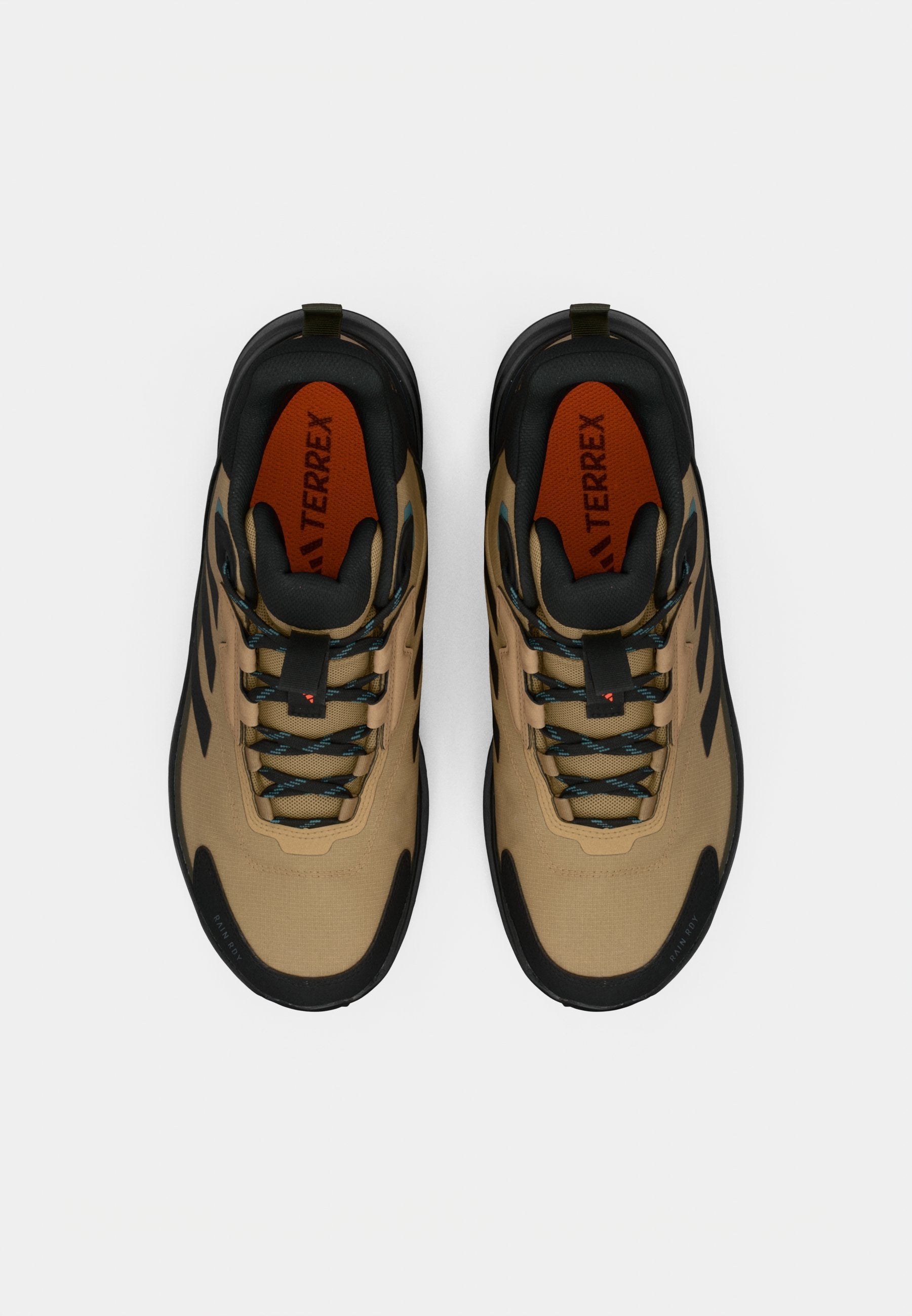 ANYLANDER MID - Hiking shoes - cardboard/core black/shadow olive