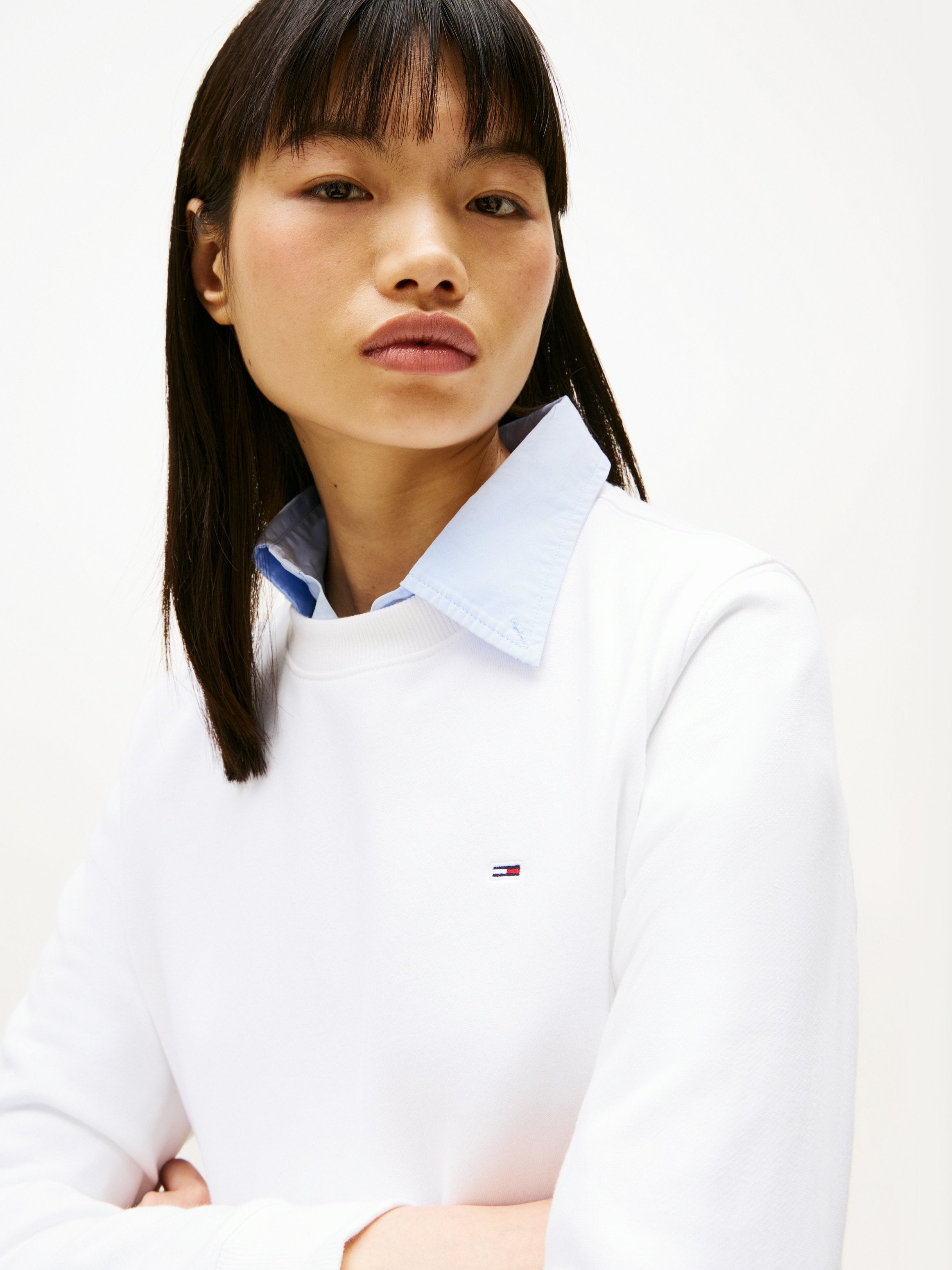 FLAG CREW - Sweatshirt - white