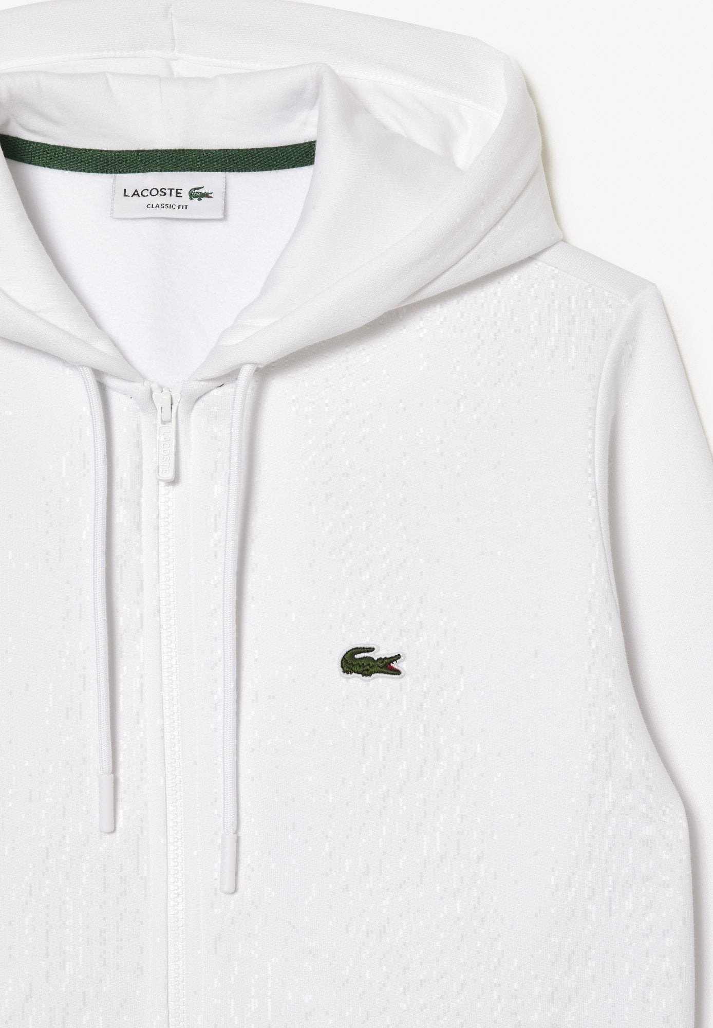 Zip-up sweatshirt - blanc