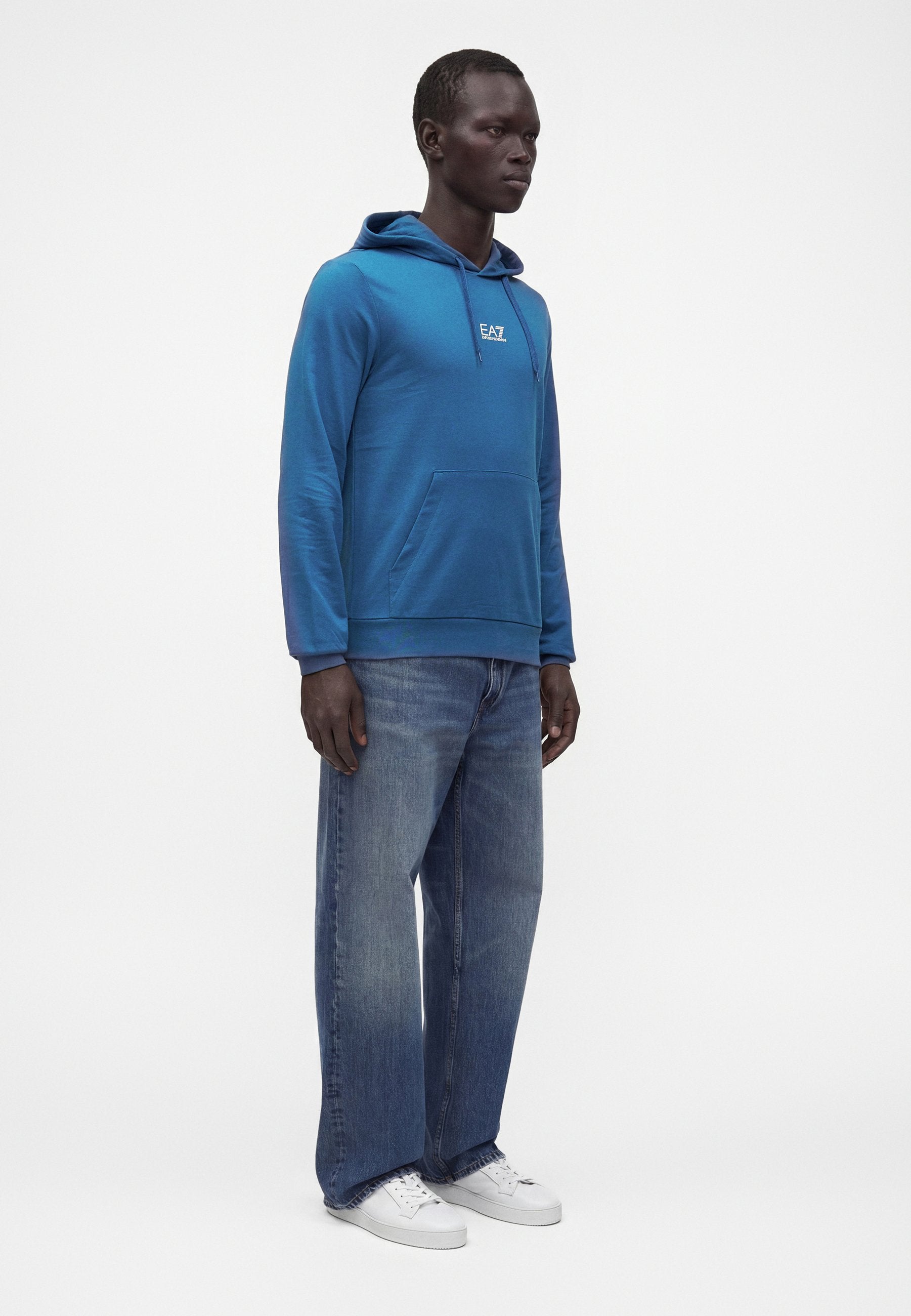 TRAIN CORE HOODIE - Hoodie - dark blue