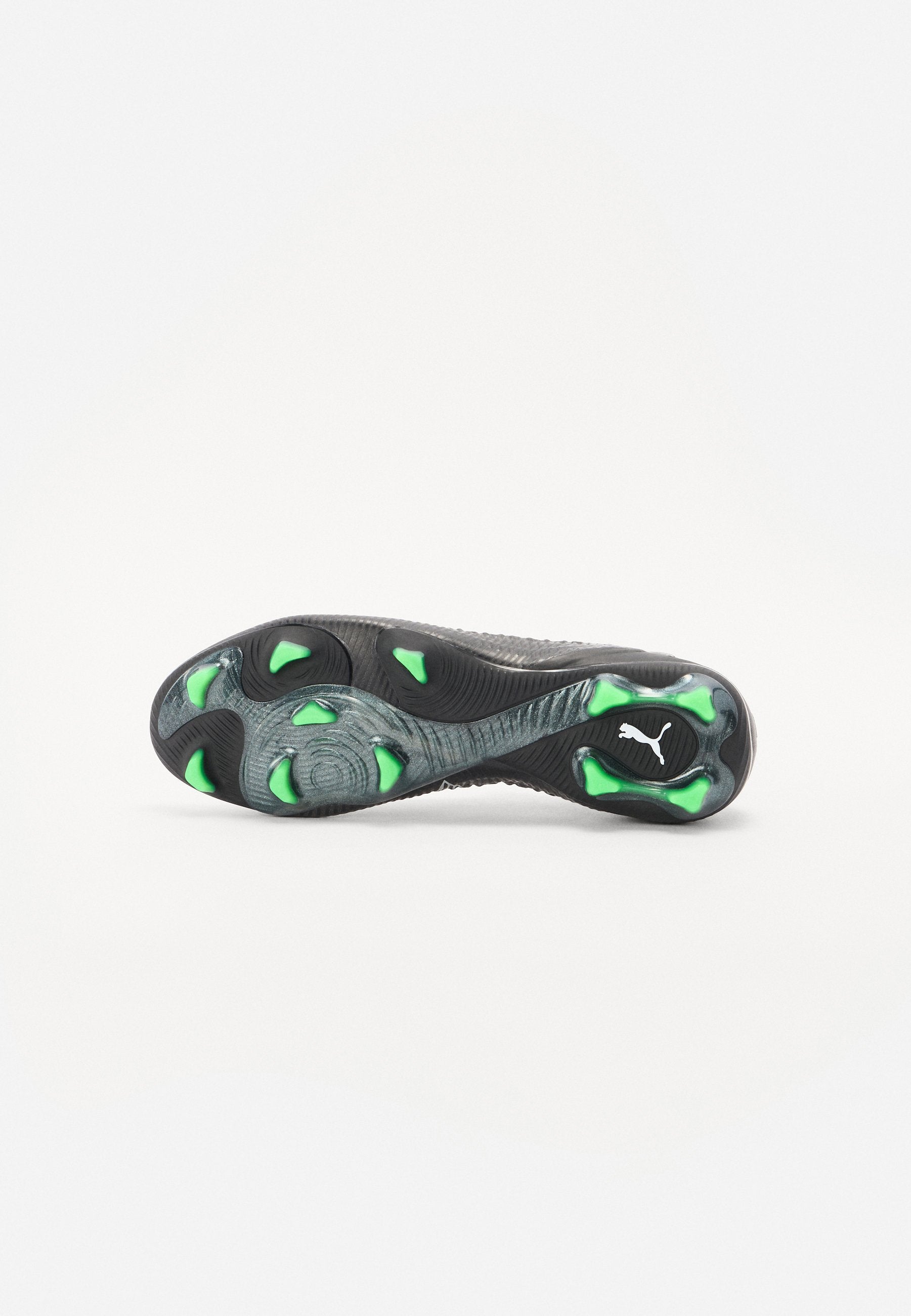 FUTURE 8 ULTIMATE LOW - Firm-ground football boots - black cool light gray fluo green