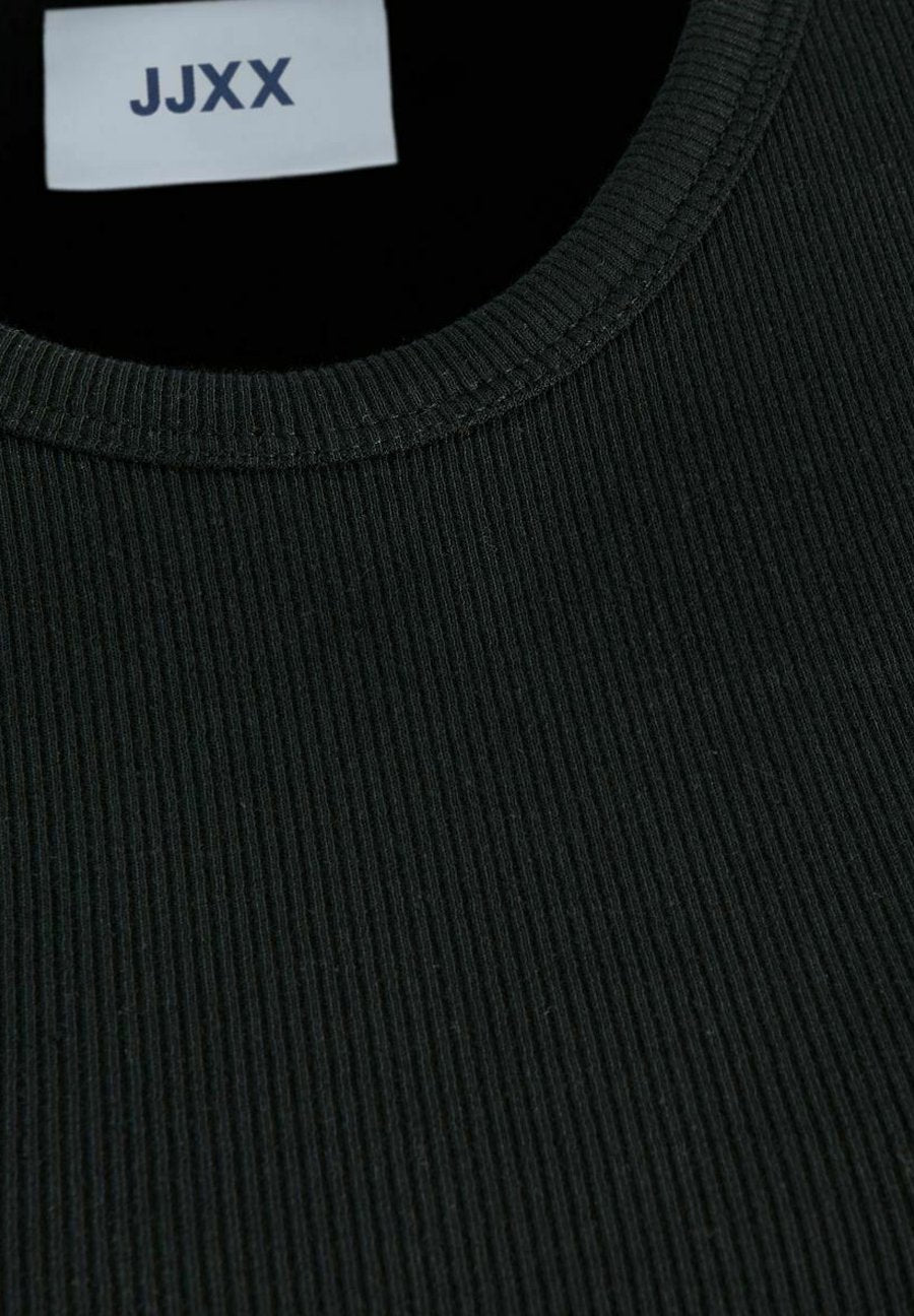 JXFREYA STR LS RIB TEE - Long sleeved top - black