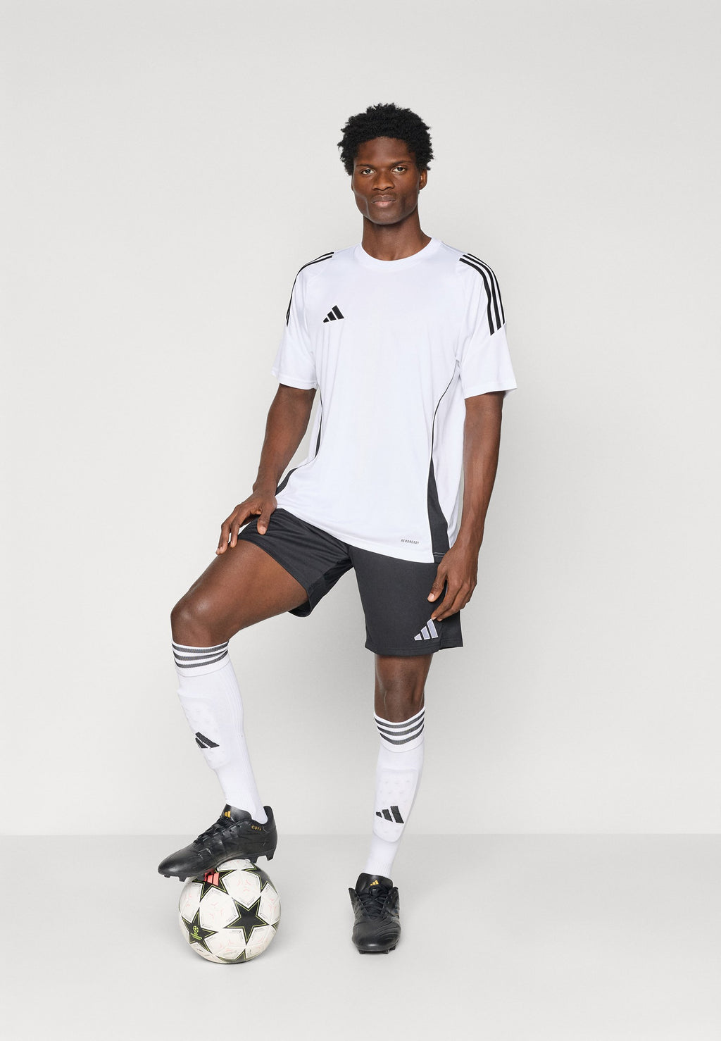 TIRO LEAGUE TRAINING - Sports shorts - black/white