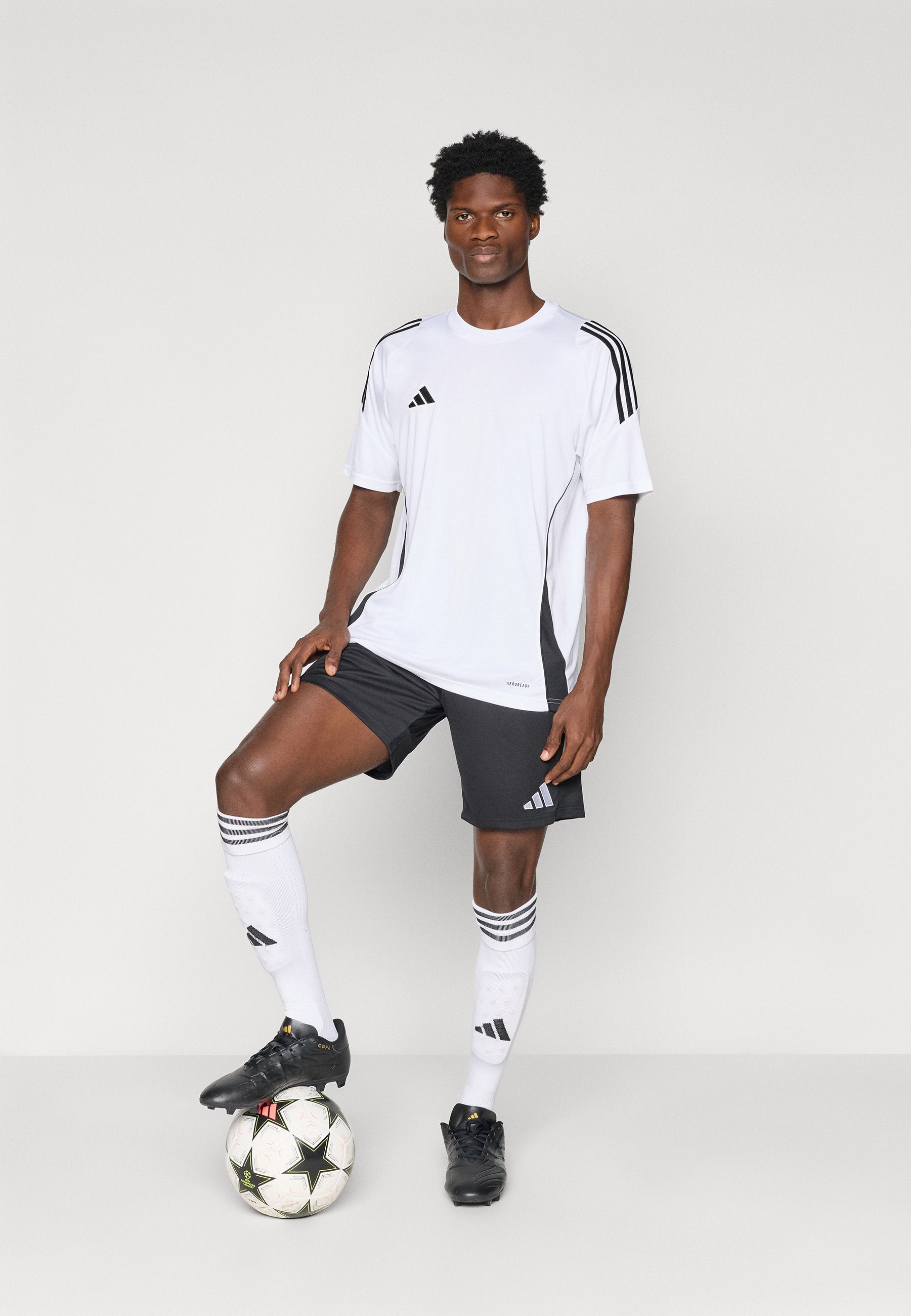 TIRO LEAGUE TRAINING - Sports shorts - black/white