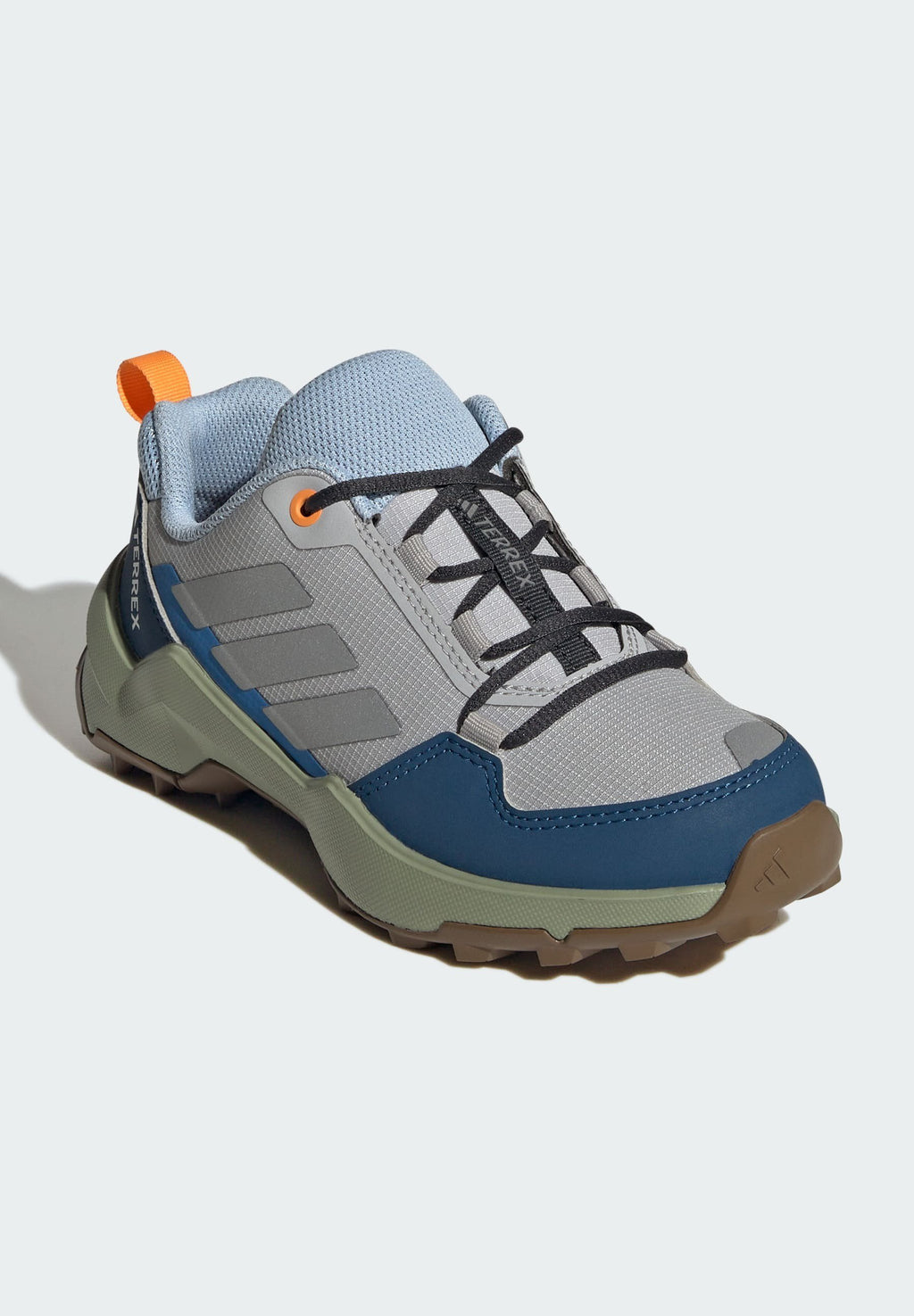 AX4R UNISEX - Hiking shoes - grey two matte silver glow blue