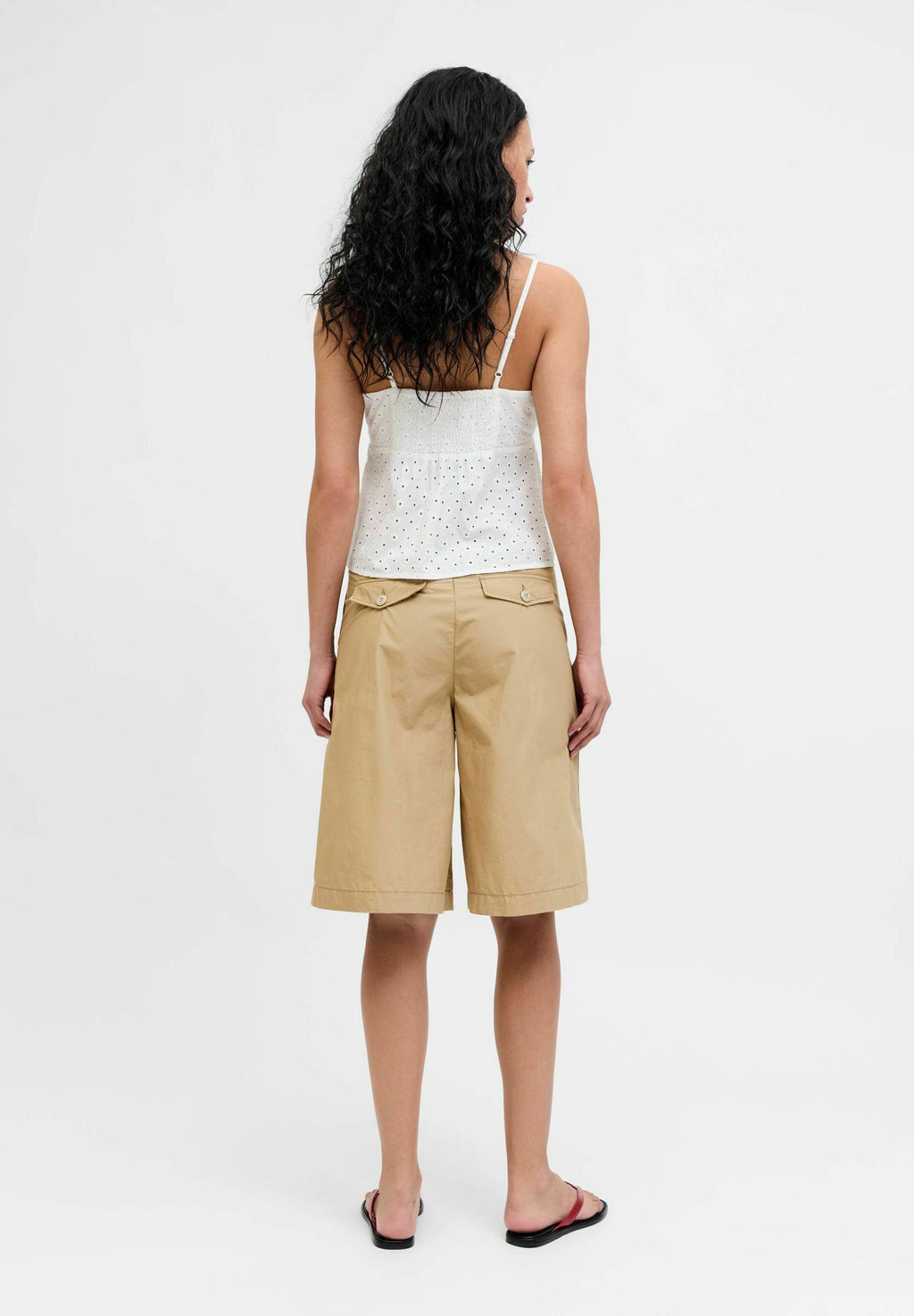 Casual JXNELLIE Casual - Shorts - petrified oak