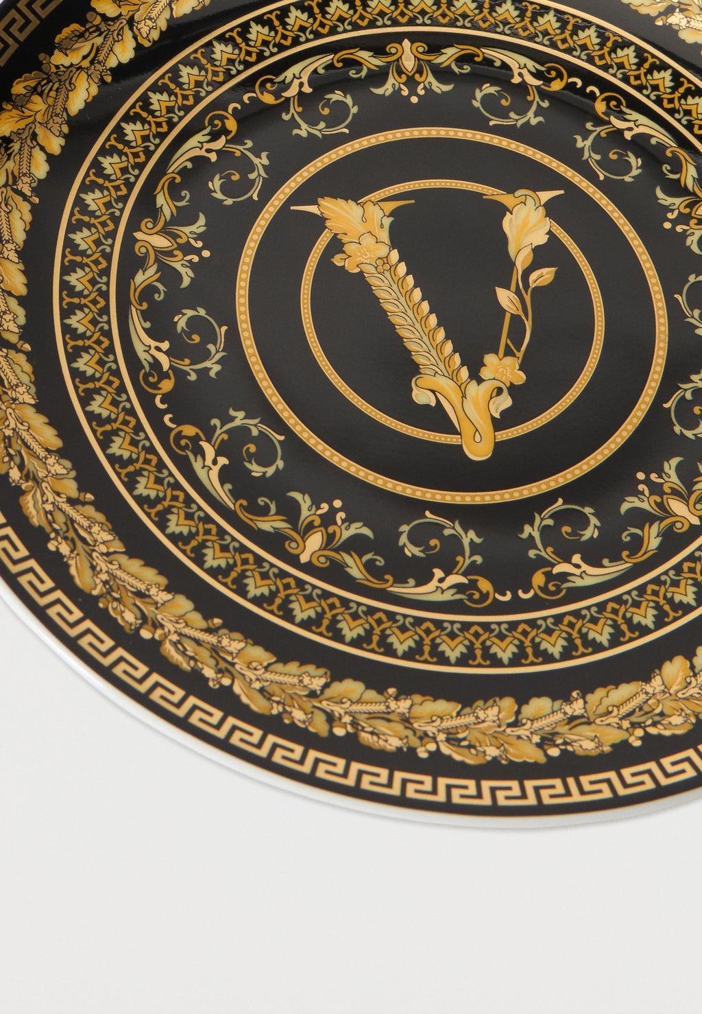 PLATE - Plate - black/gold-coloured