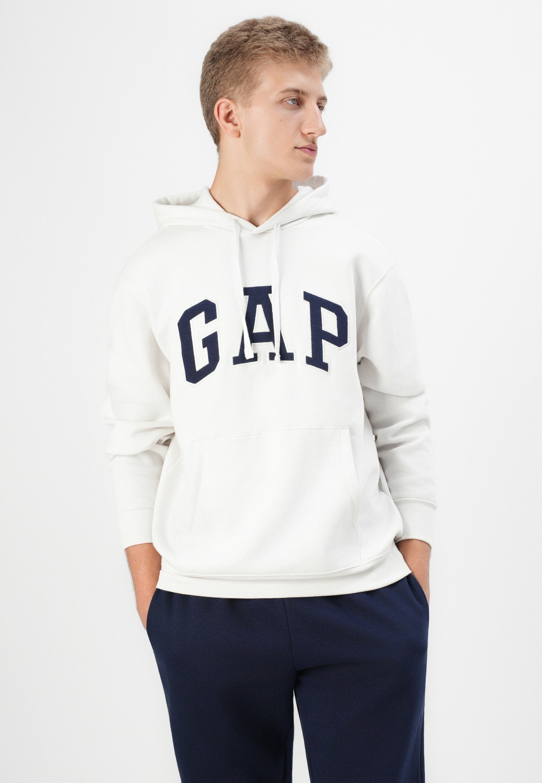 HERITAGE LOGO - Tracksuit bottoms - tapestry navy