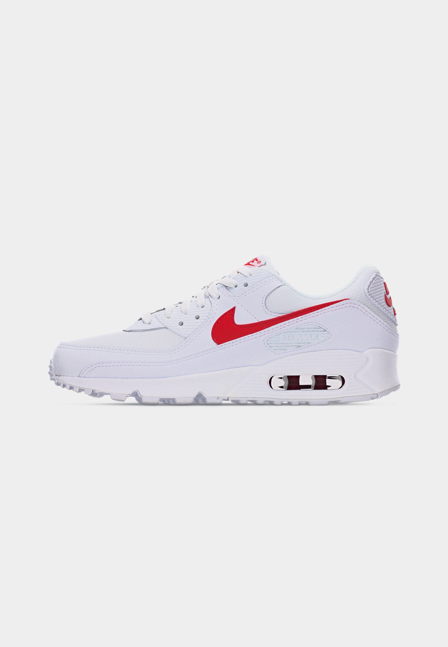 AIR MAX 90 - Trainers - white/university red