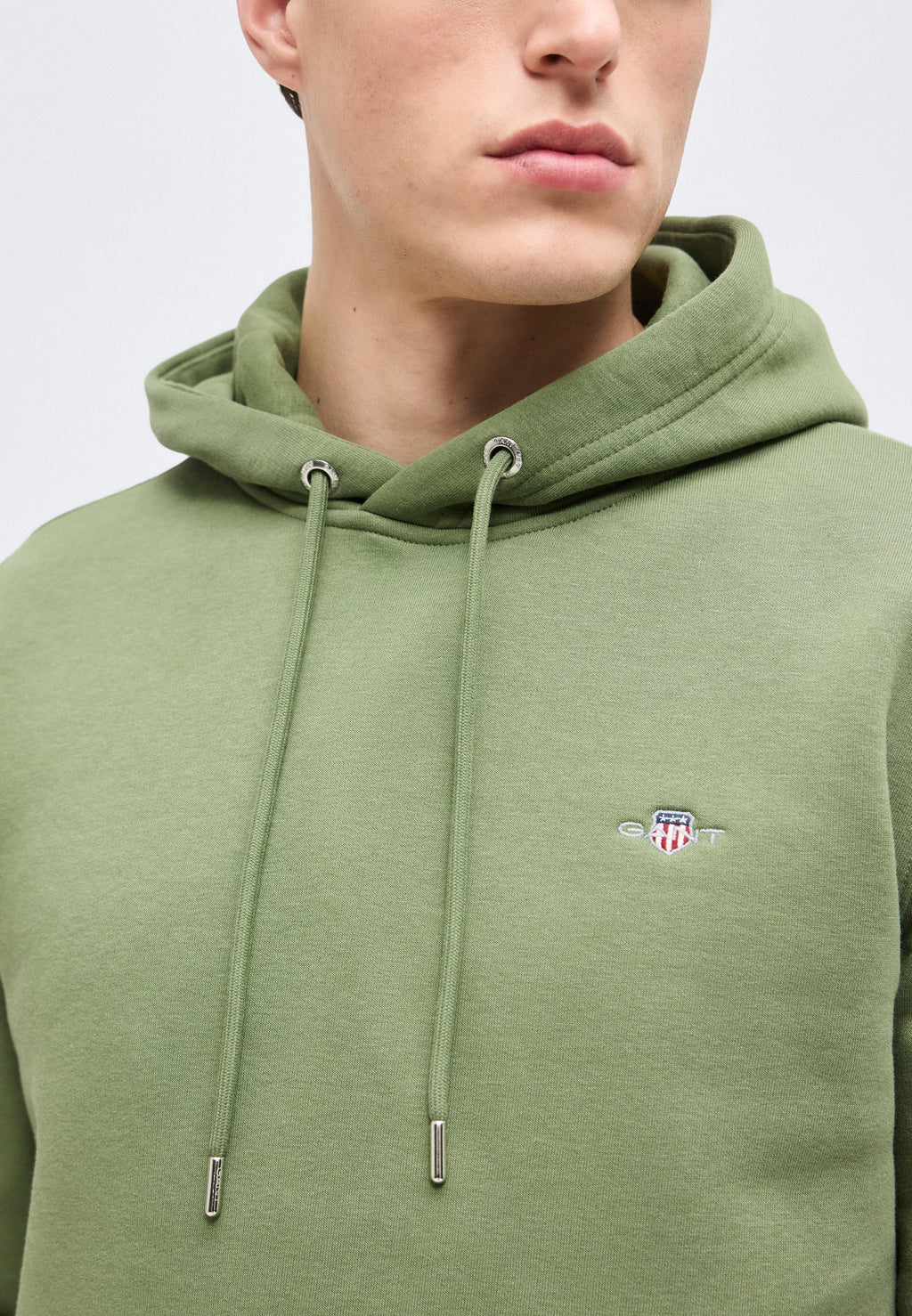 Hoodie - dry herb green