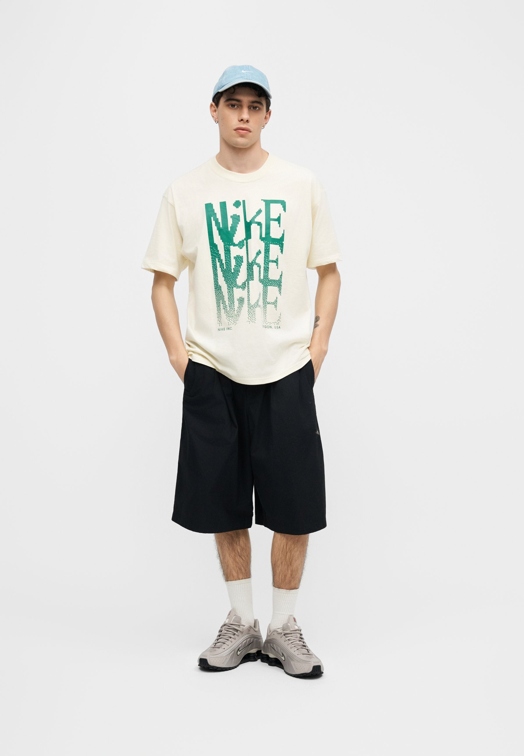 TEE - Print T-shirt - coconut milk