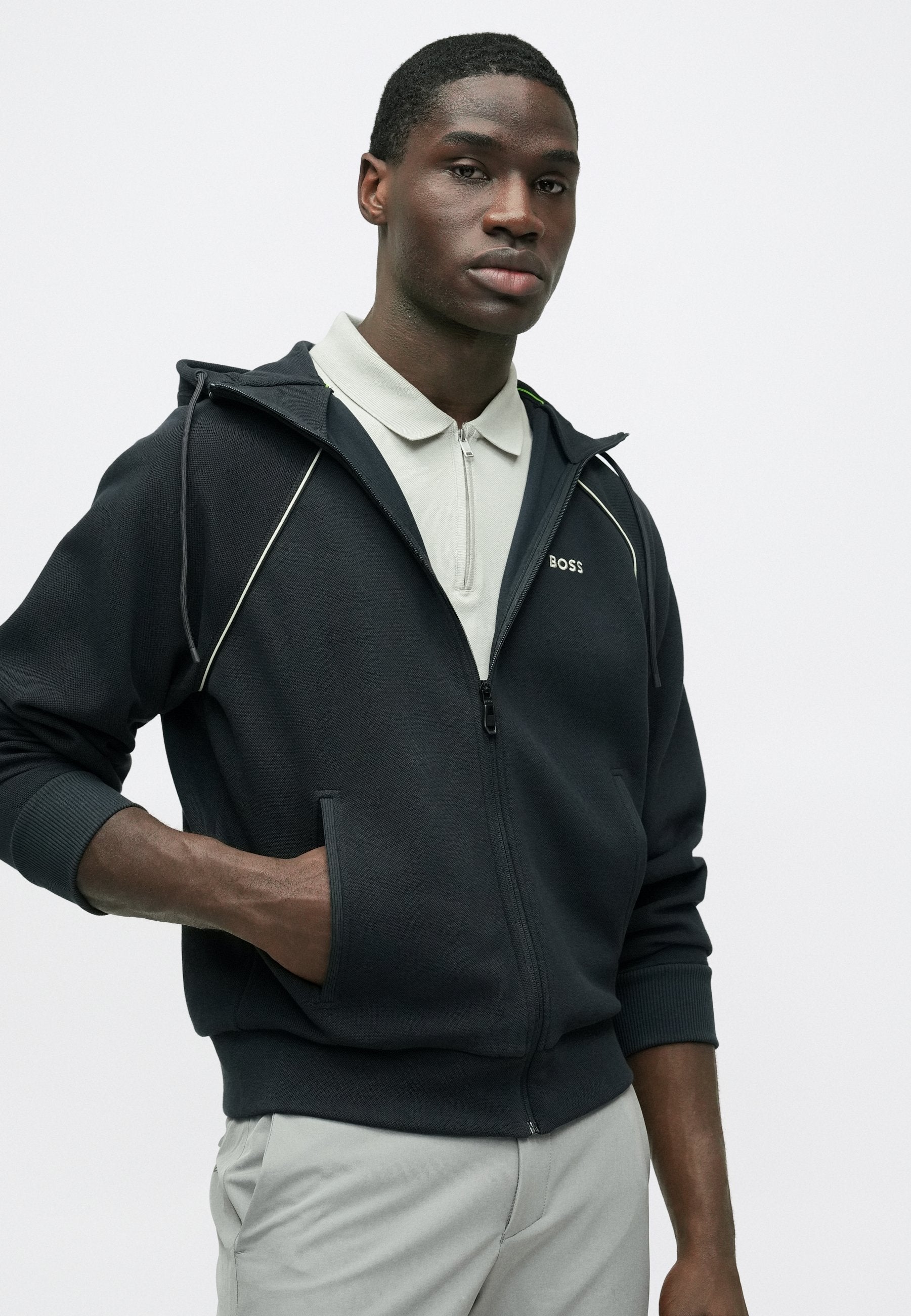 JOIN SAGGY - Zip-up sweatshirt - dark blue