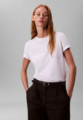 SS CLASSIC FOIL MONOLOGO TEE - Print T-shirt - brilliant white