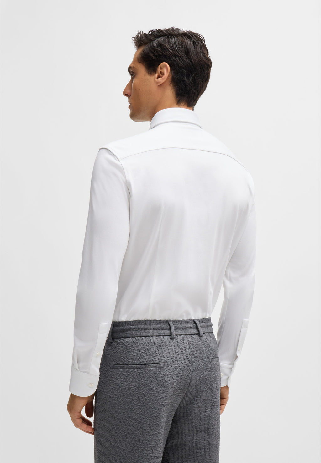 Slim Fit Langarm - Formal shirt - white