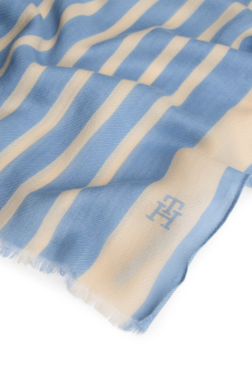 CHIC TH MONOGRAM RECTANGULAR SCARF - Scarf - well water